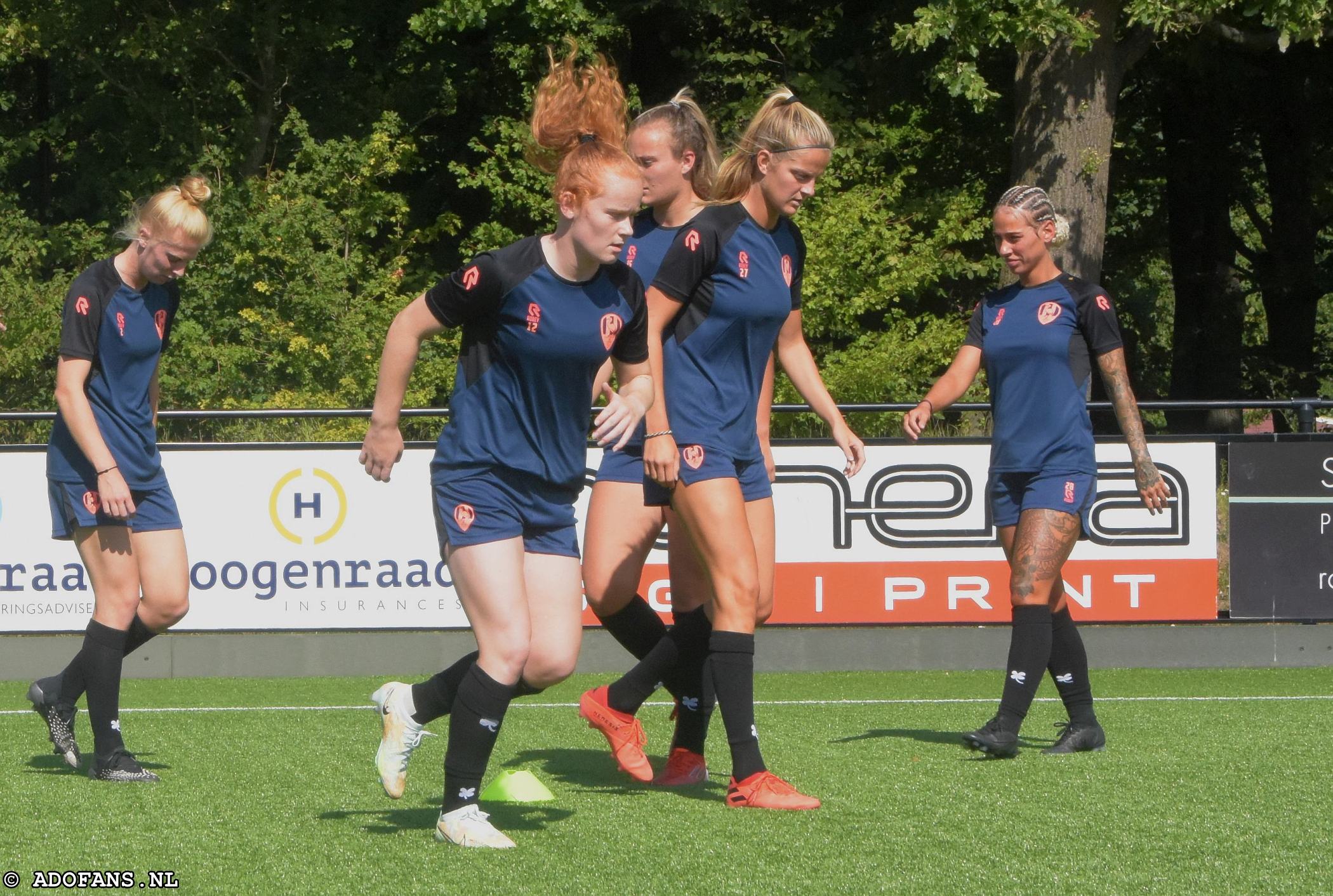 Eerste training ADO Den Haag Vrouwen