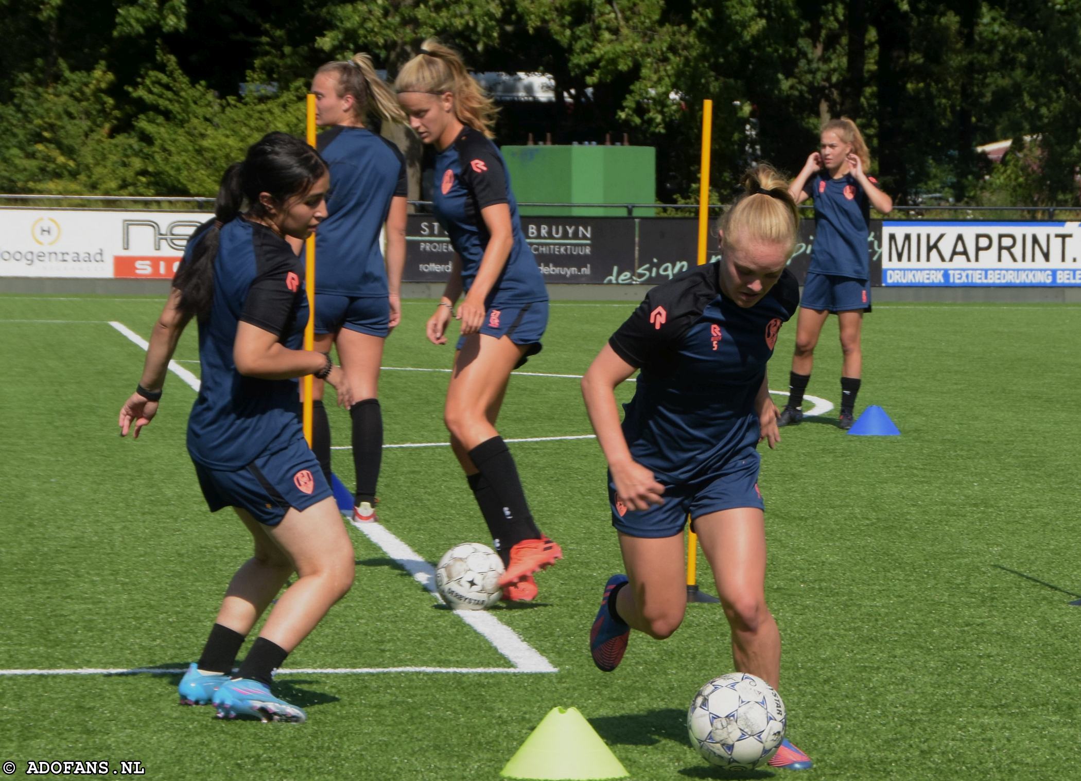 Eerste training ADO Den Haag Vrouwen