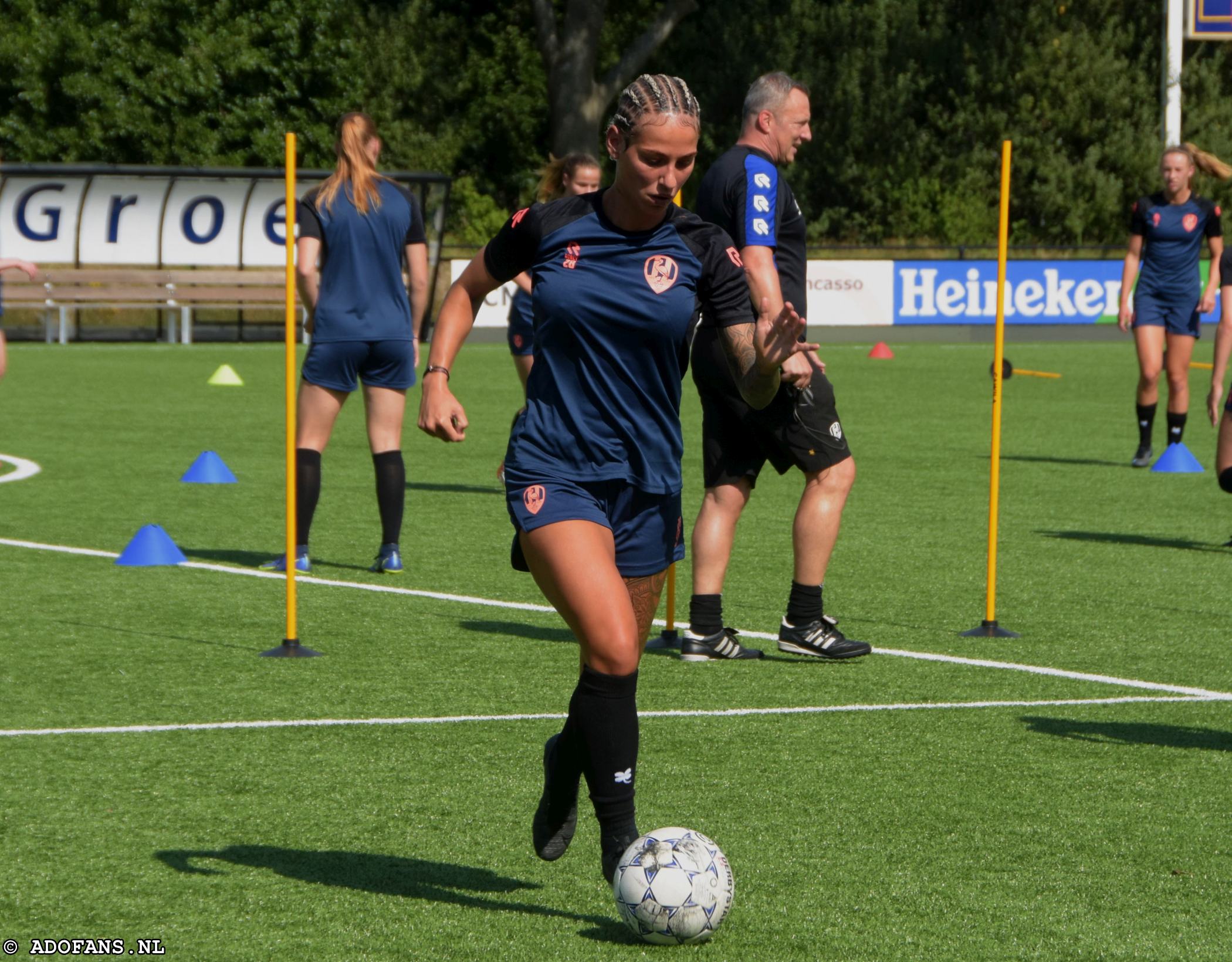 Eerste training ADO Den Haag Vrouwen