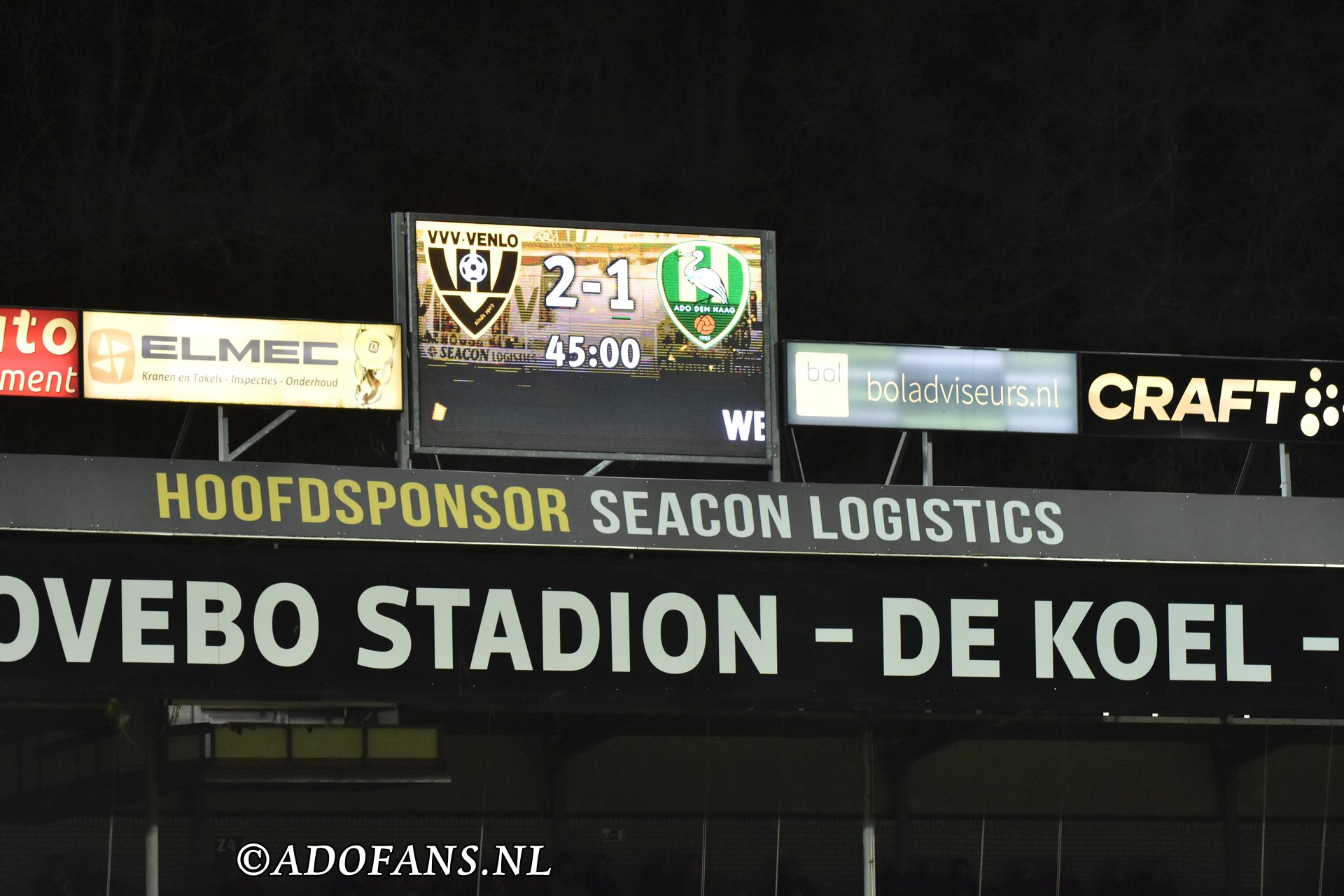 VVV-venlo ADO Den Haag  Keukenkampioen divisie