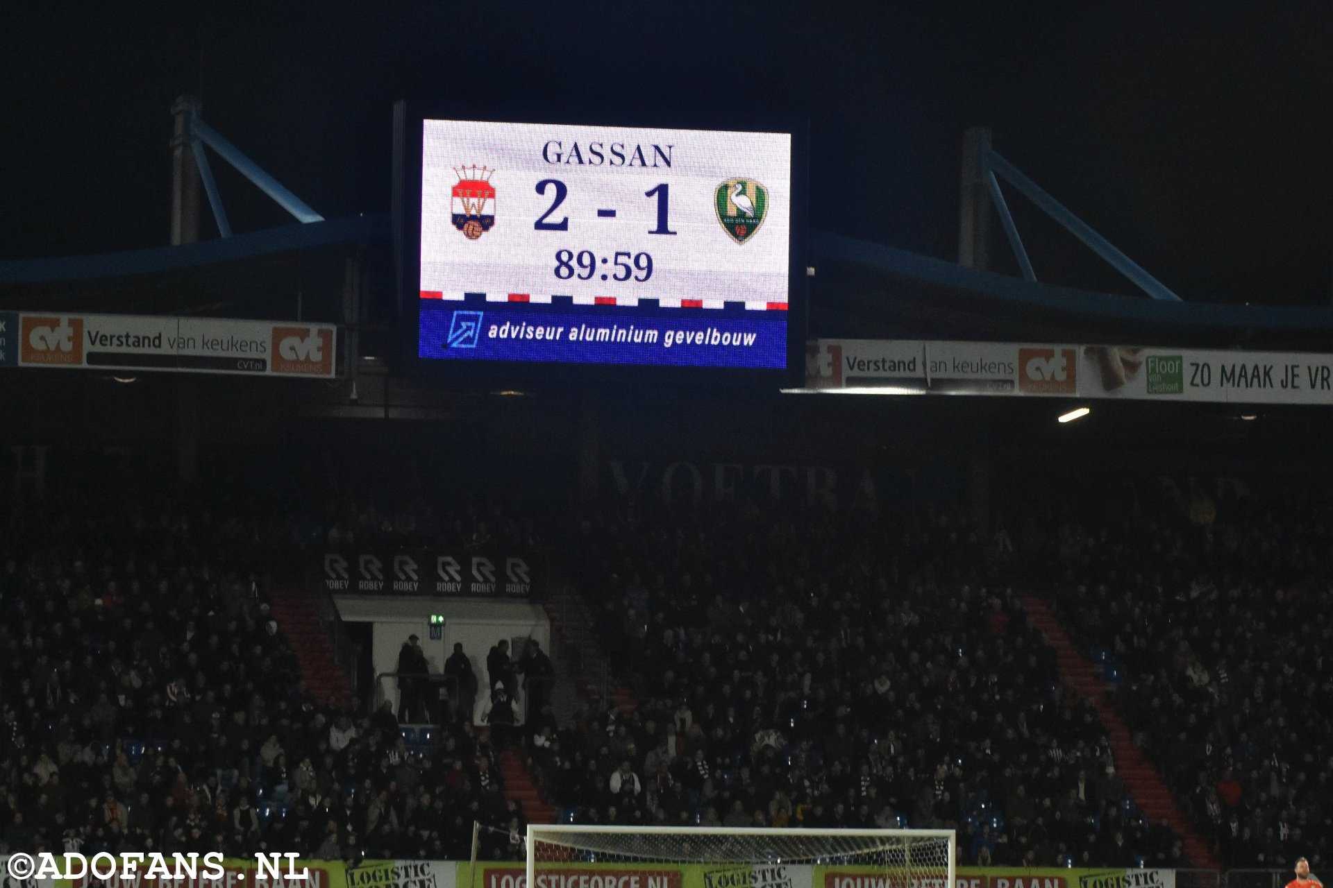 Willem II ADO Den Haag keukenkampioen divisie