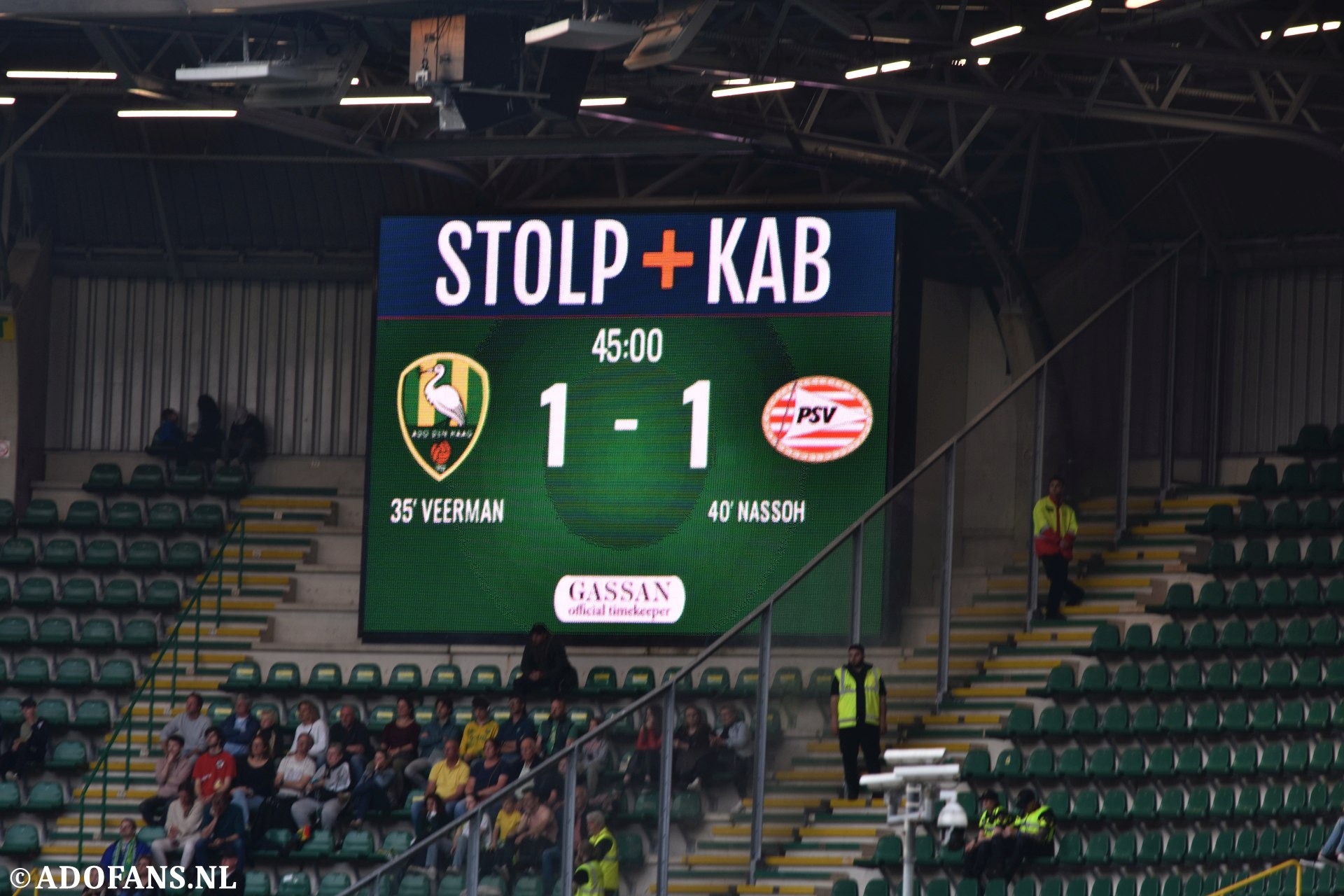 ADO Den Haag Jong PSV 