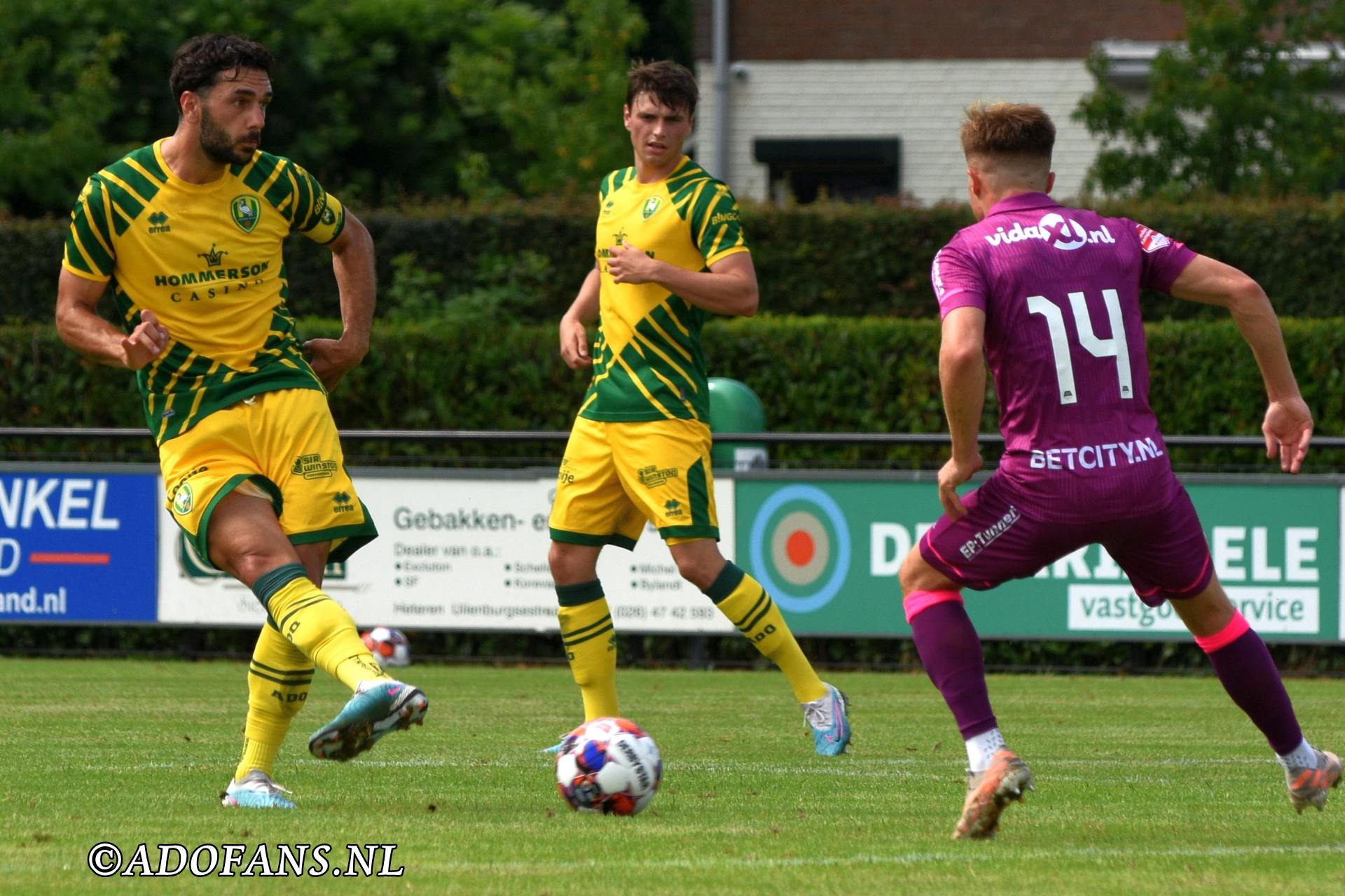 Oefenwedstrijd ADO Den Haag VVV venlo in Driel