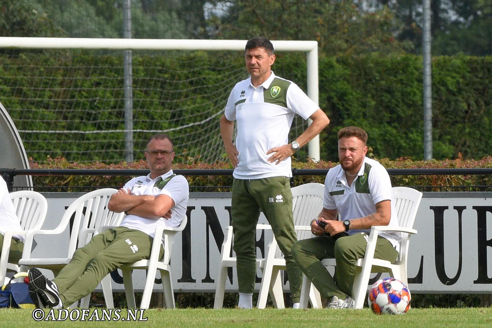 Oefenwedstrijd ADO Den Haag VVV venlo in Driel