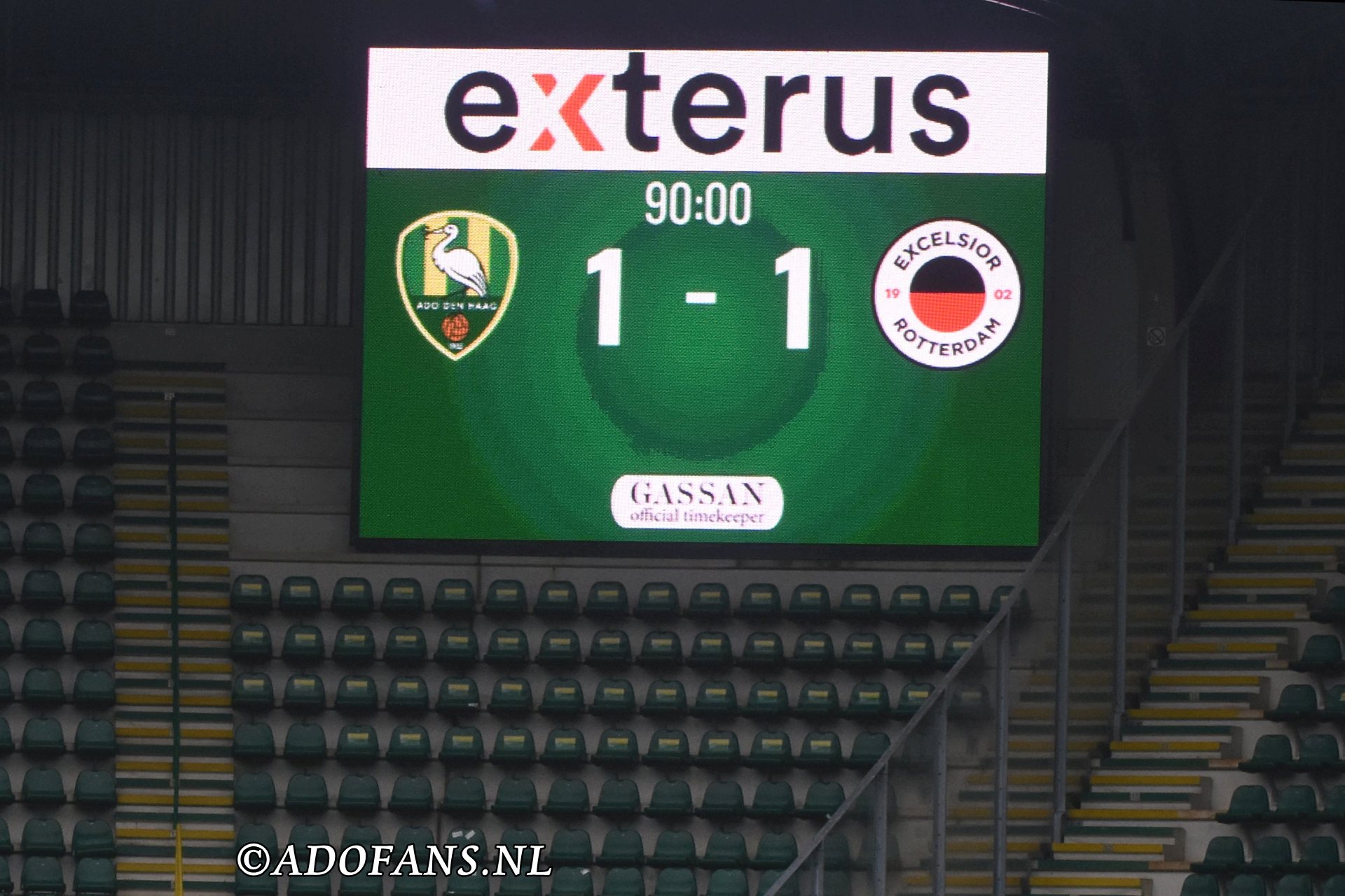 Oefenwedstrijd ADO Den Haag SVB Excelsior