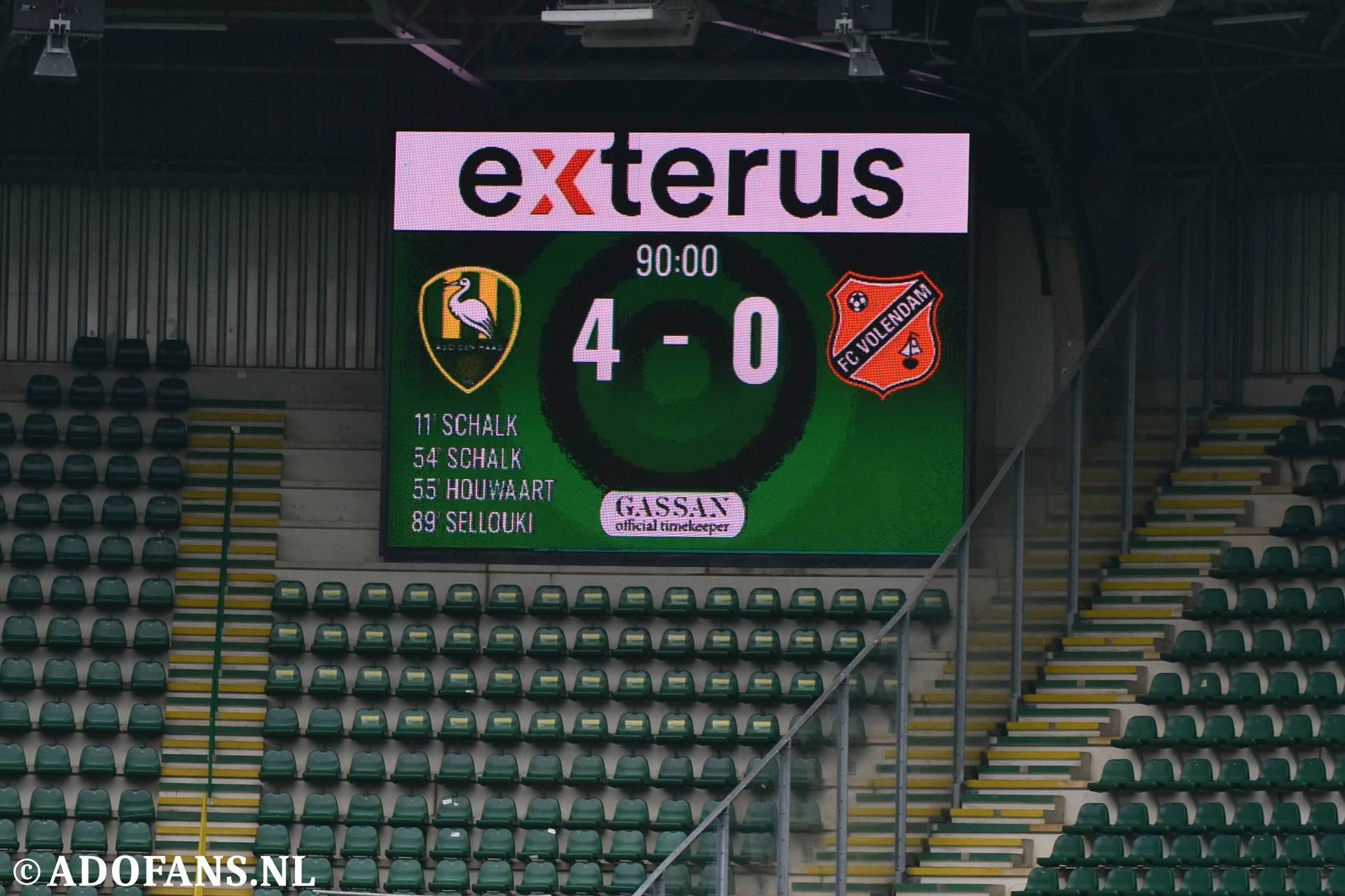 Oefenwedstrijd ADO Den Haag FC Volendam