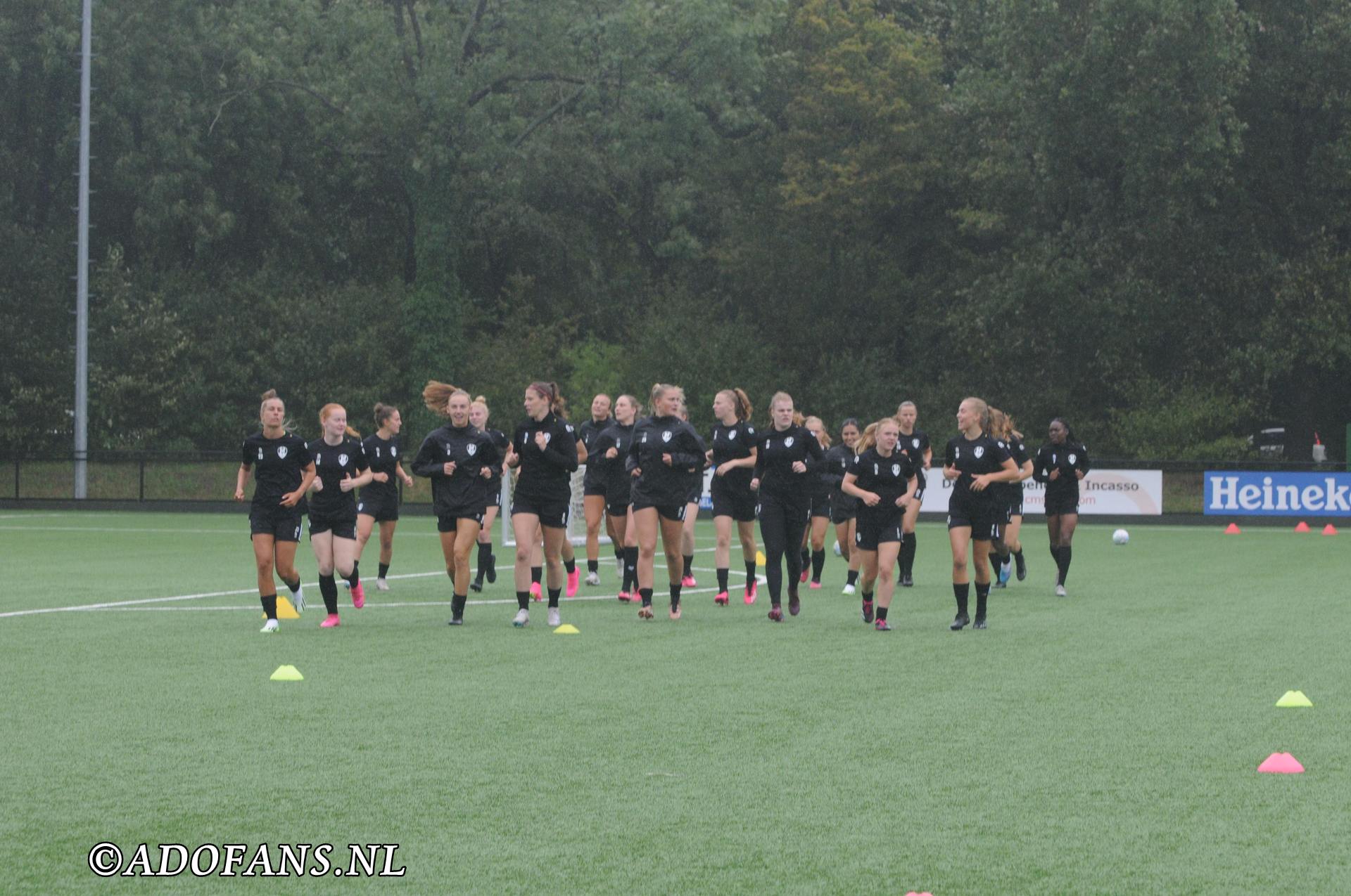 eerste training ADO Vrouwen