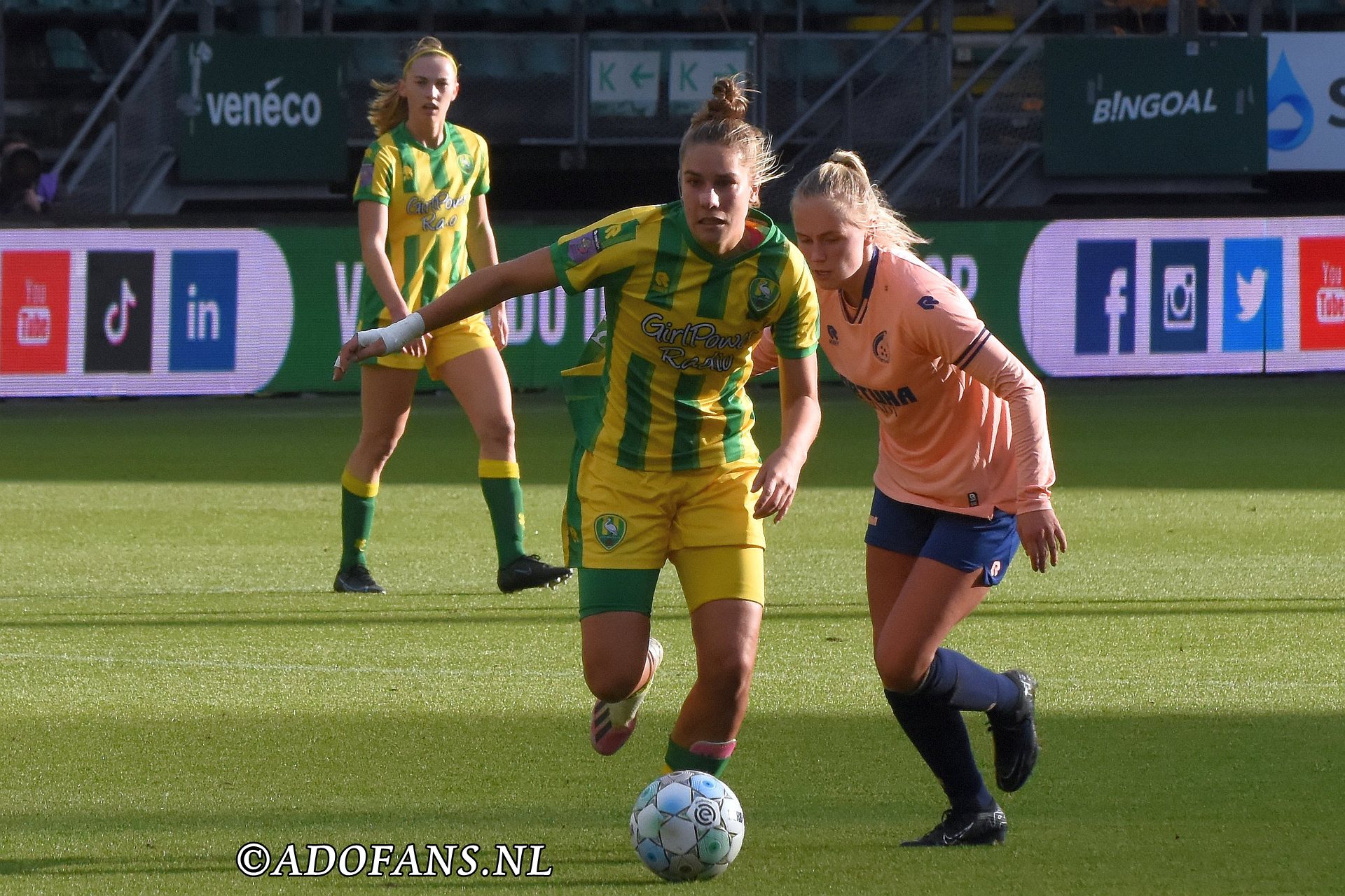 ADO Den Haag  Vrouwen Fortuna Sitard vrouwen Azerion eredivisie