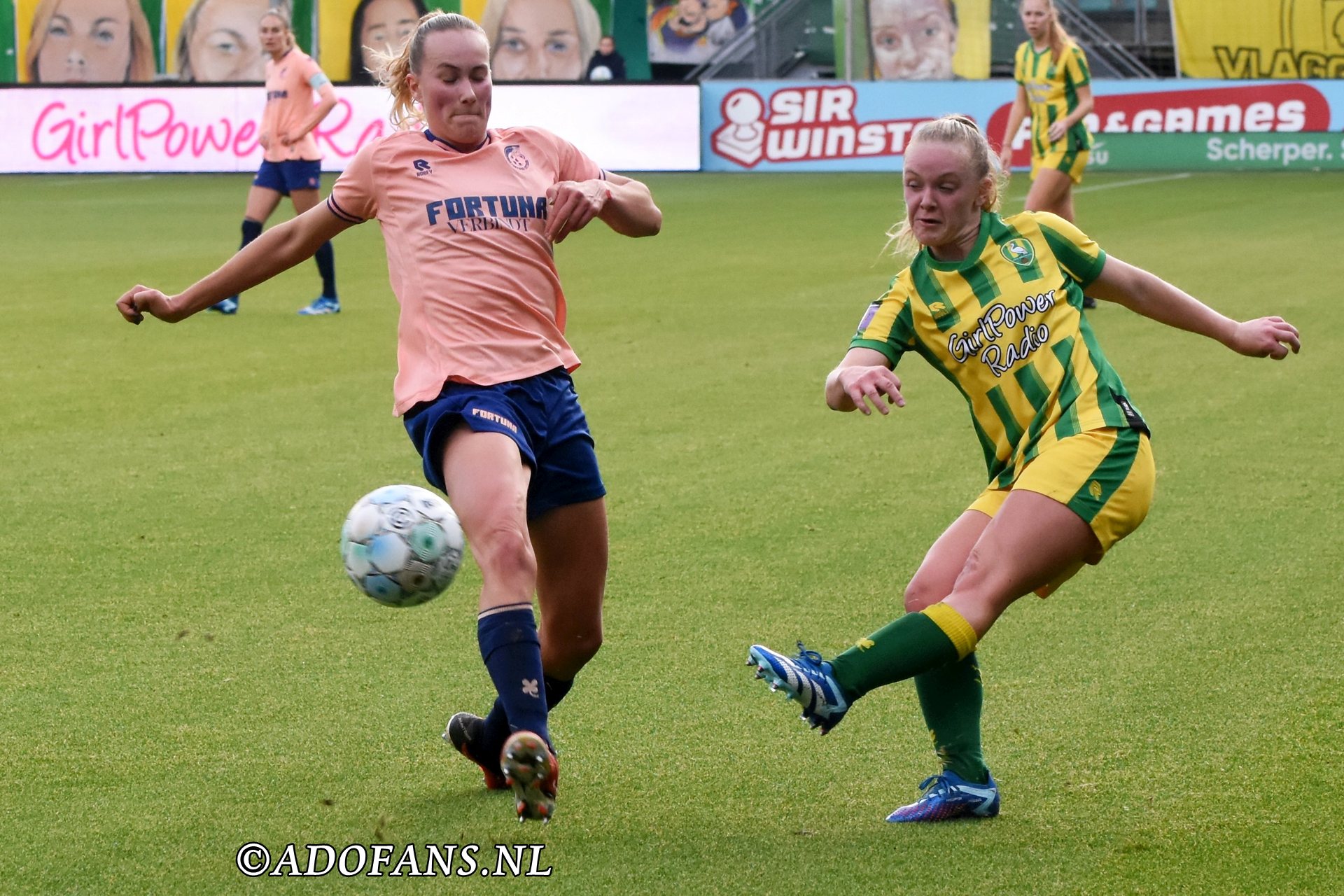 ADO Den Haag  Vrouwen Fortuna Sitard vrouwen Azerion eredivisie