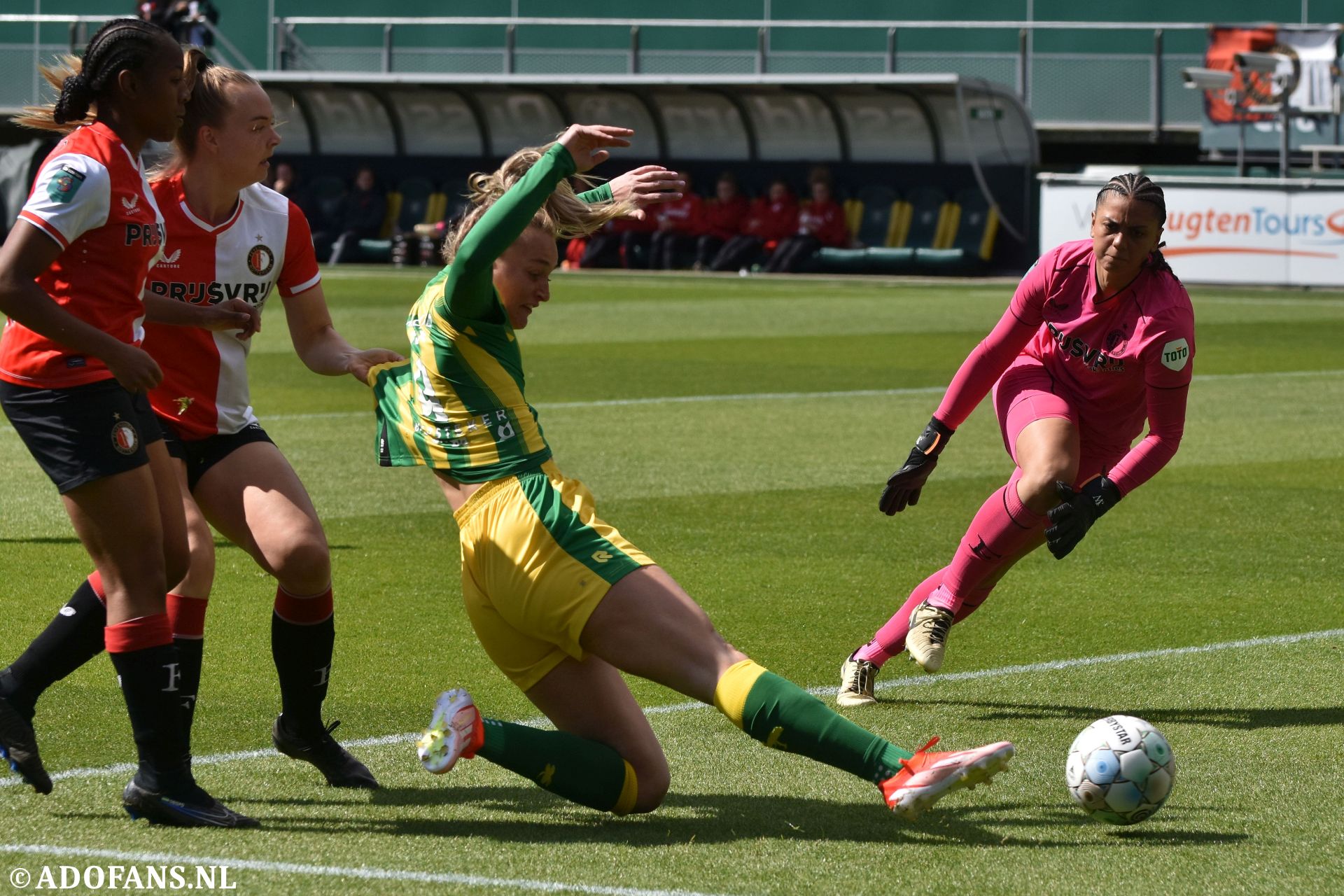 Azerion vrouwen eredivisie ADO Den Haag Feyenoord