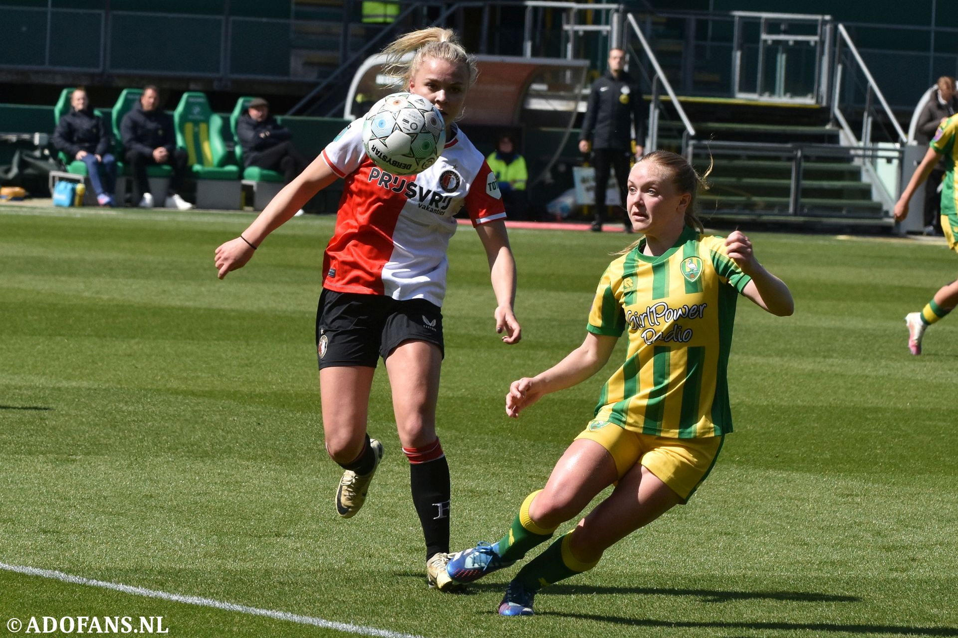 Azerion vrouwen eredivisie ADO Den Haag Feyenoord