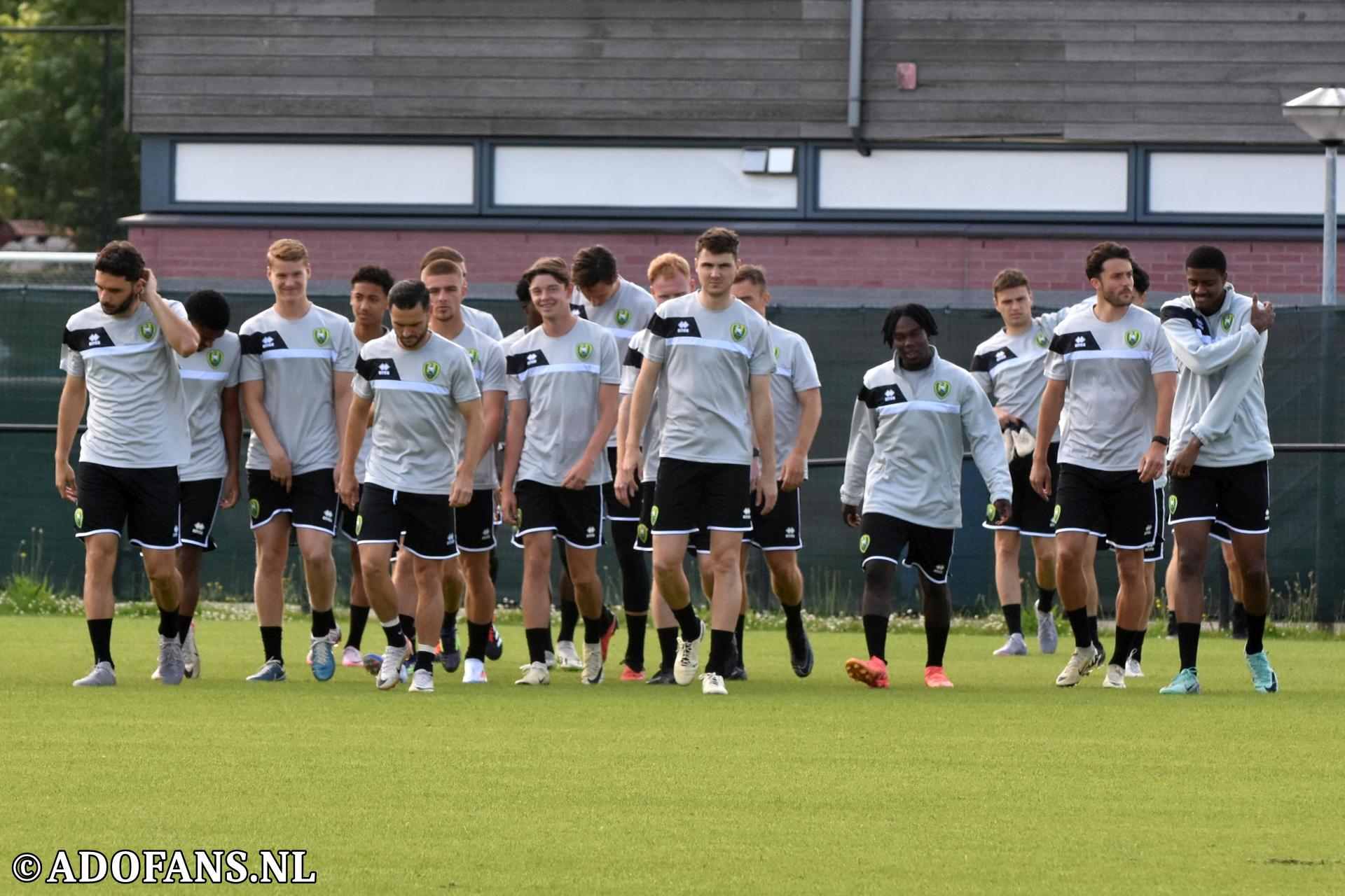 Seizoen 2024-2025 eerste Training ADO