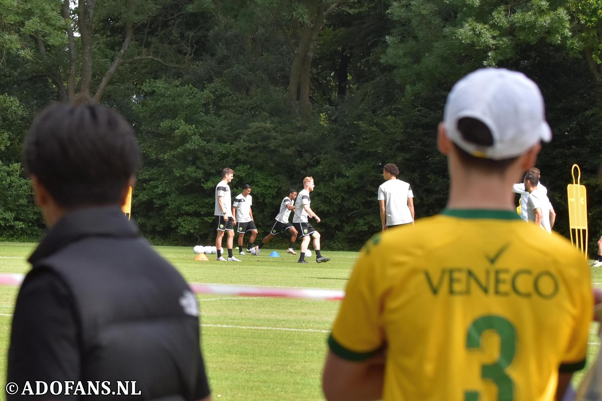 Seizoen 2024-2025 eerste Training ADO