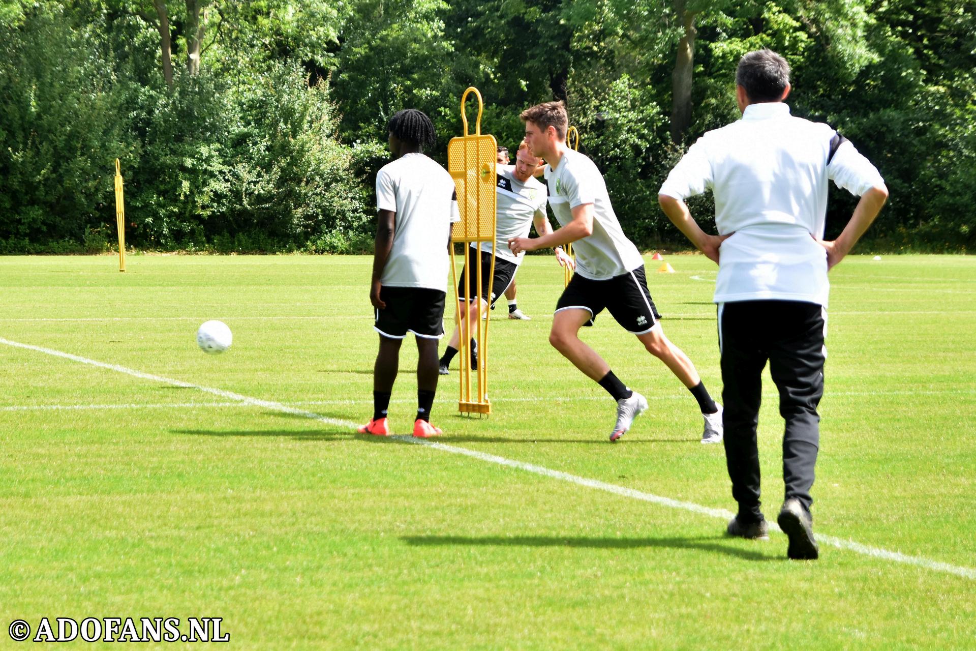 Seizoen 2024-2025 eerste Training ADO