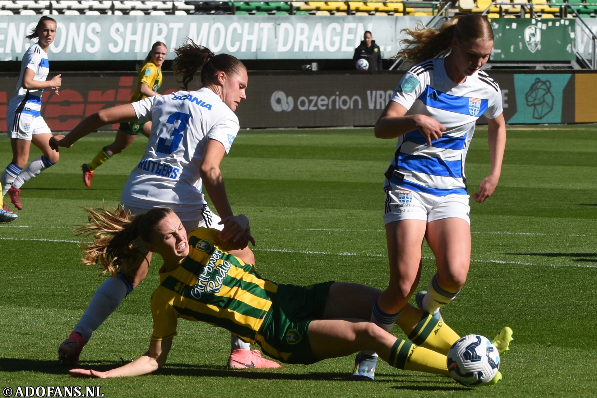 ADO Den Haag Vrouwen Pec Zwolle Azerion erdedivisie Girlpower  radio