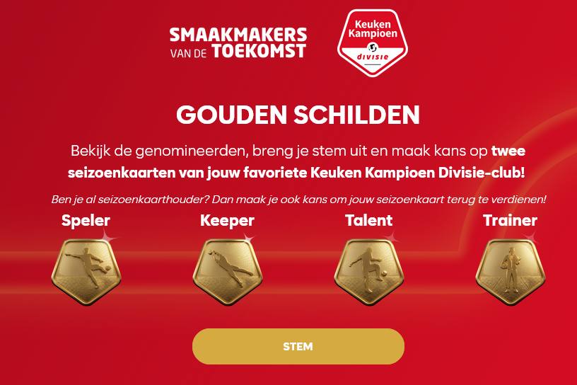 Vier genomineerden bij ADO Den Haag voor gouden kampioensschild