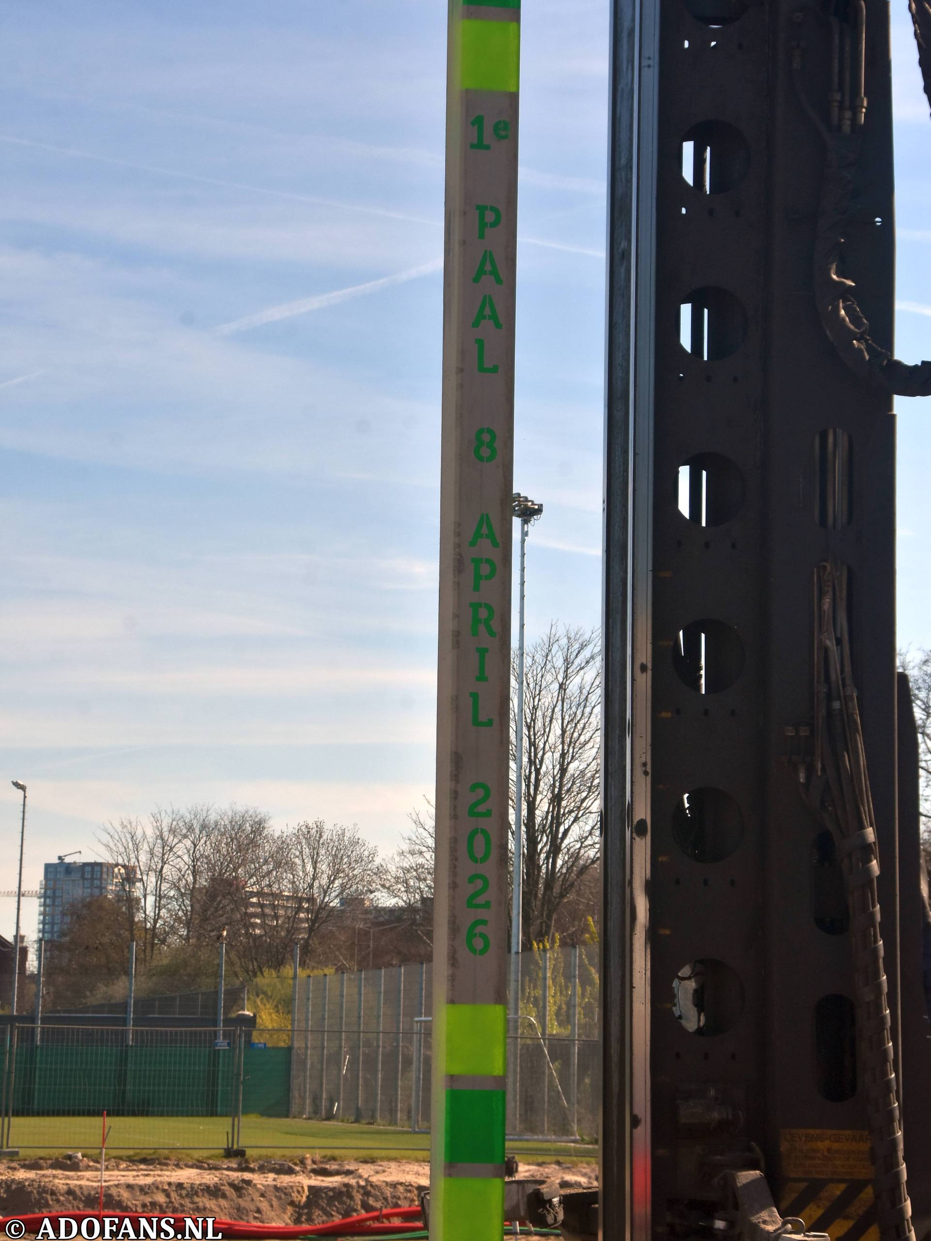 Eerste paal nieuw trainingscomplex ADO Den Haag geslagen