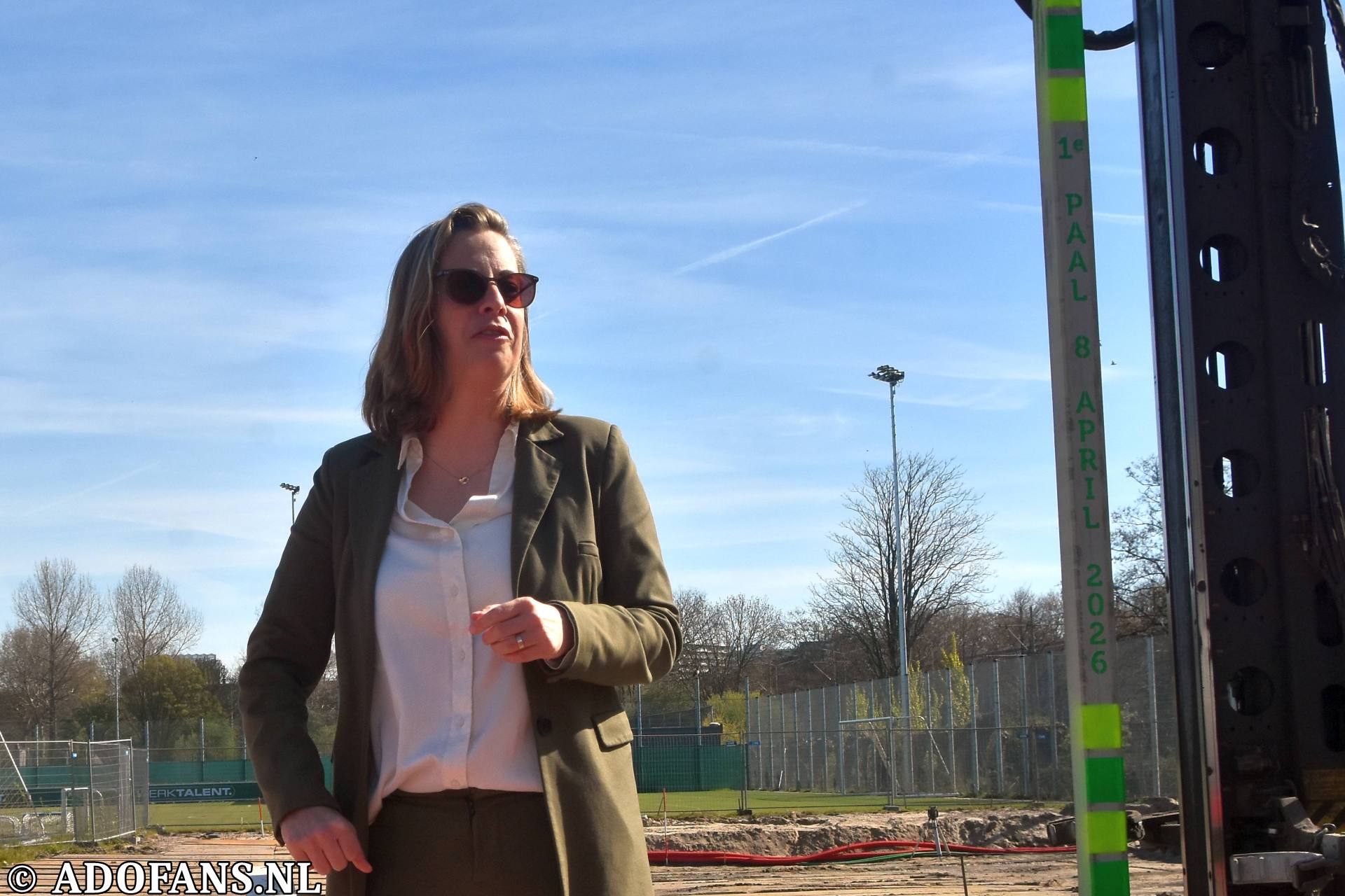 Eerste paal nieuw trainingscomplex ADO Den Haag geslagen