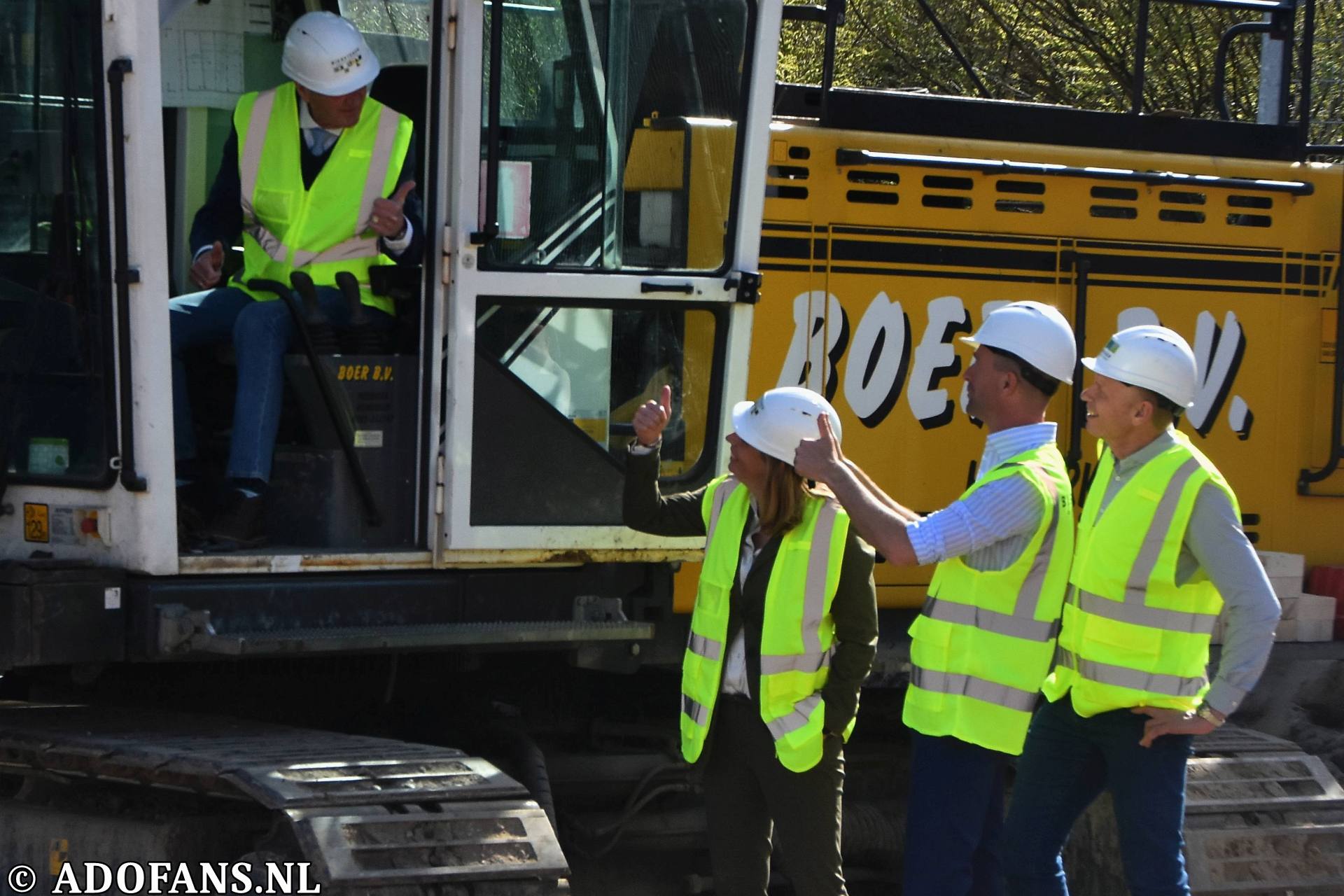 Eerste paal nieuw trainingscomplex ADO Den Haag geslagen