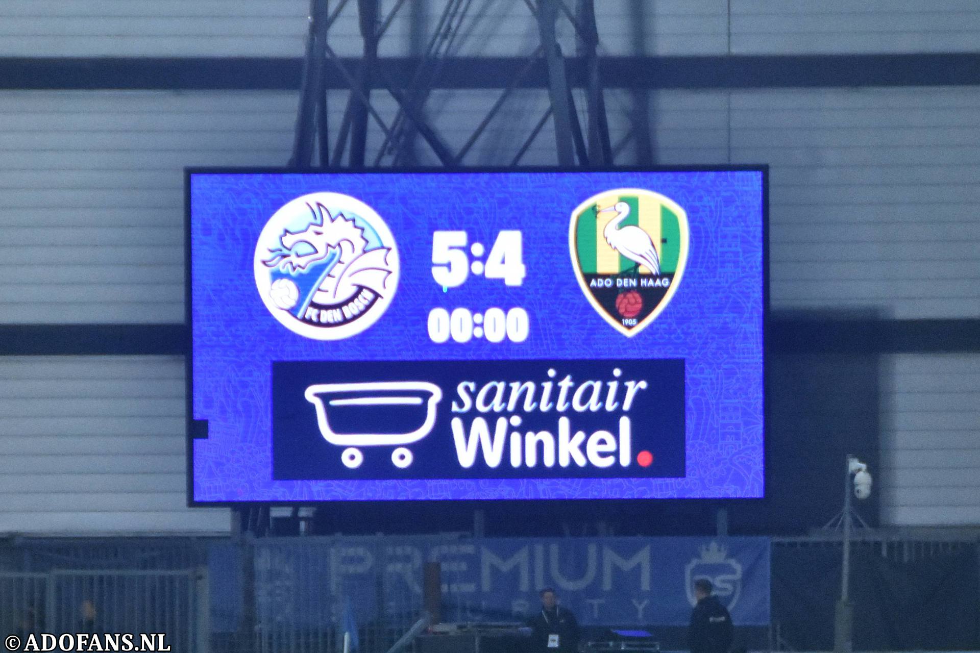 KNVB Beker FC Den Bosch ADO Den Haag