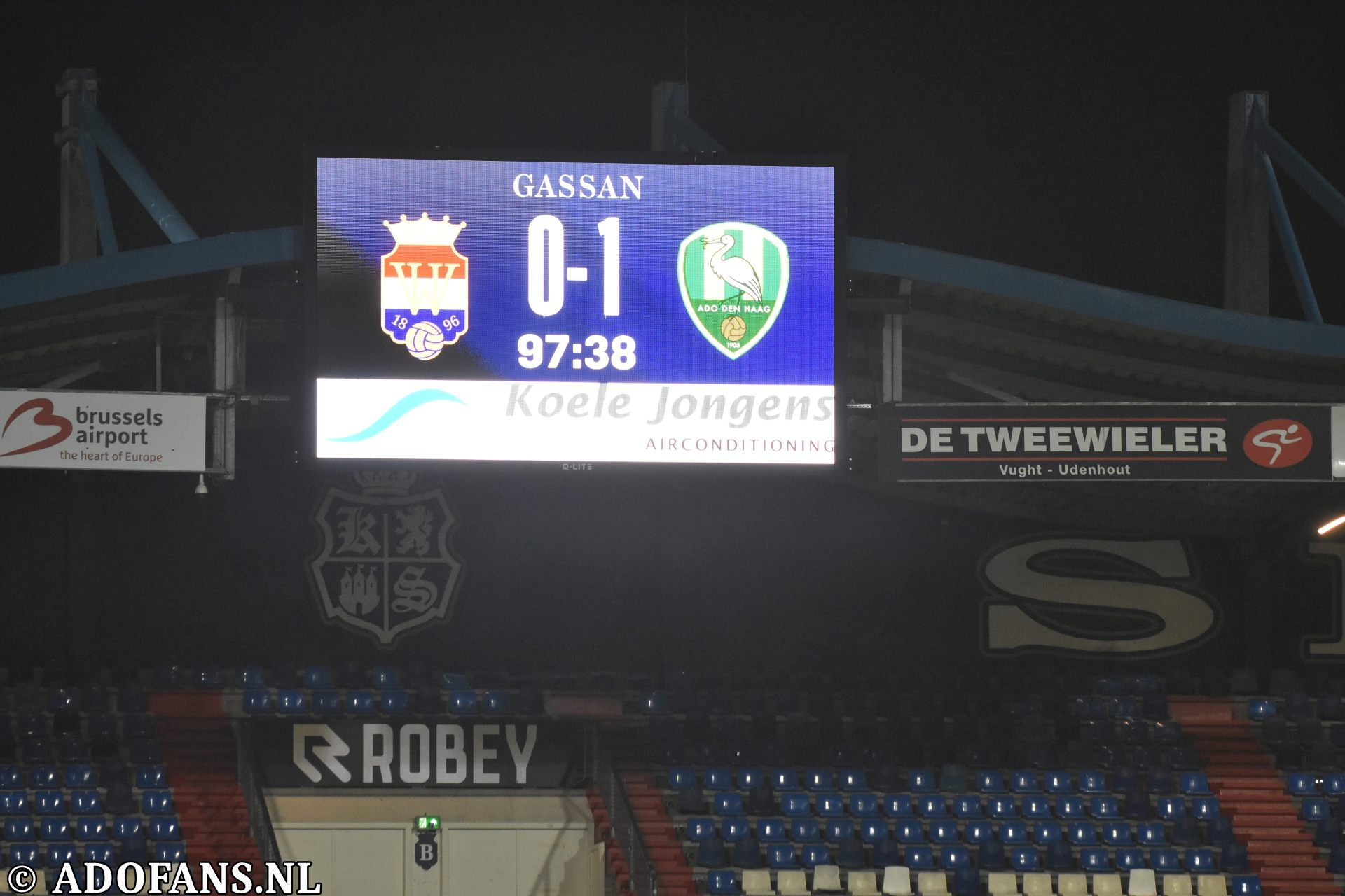 Keukenkampioendivisie Willem II ADO Den haag