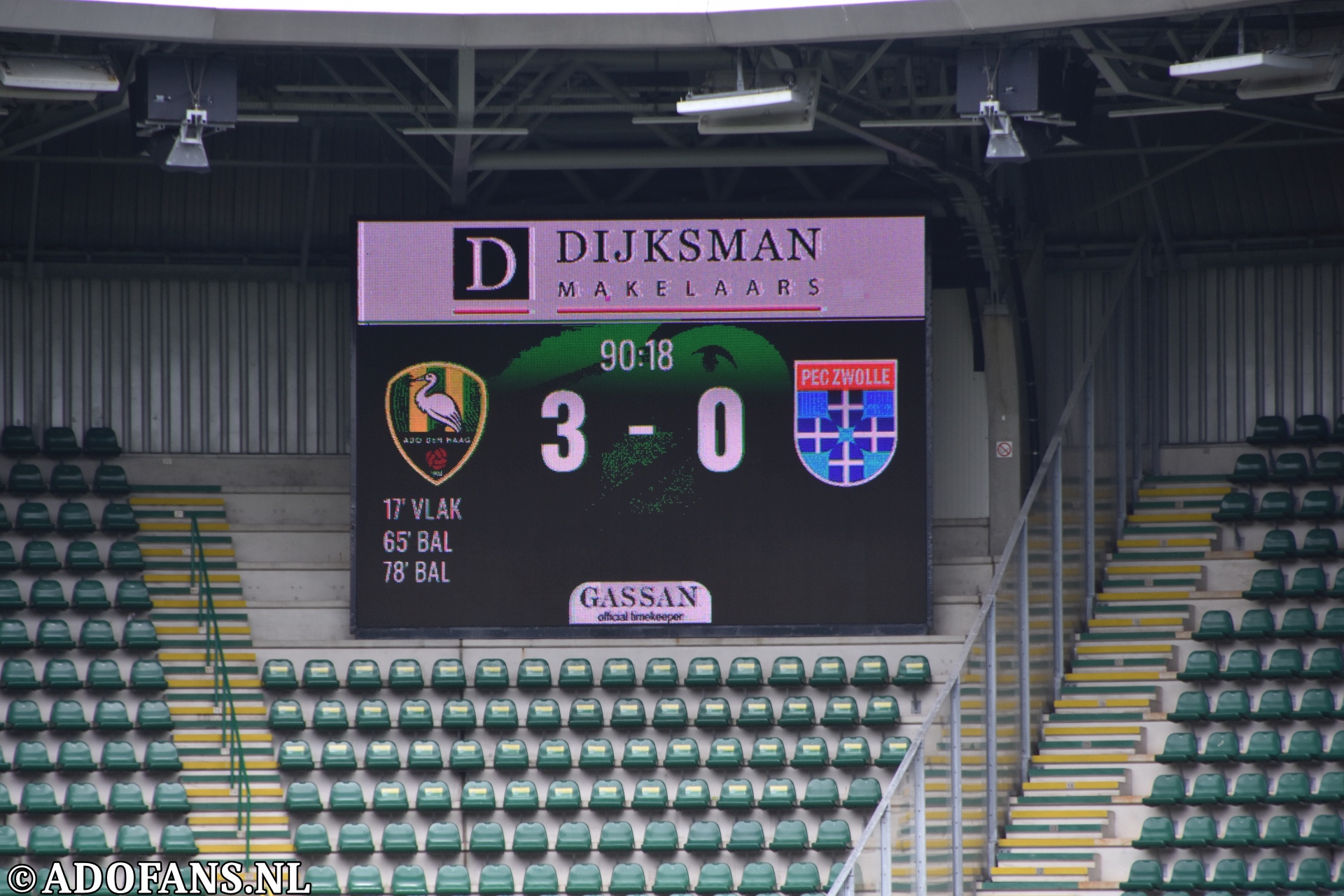 Oefenwedstrijd ADO Den Haag  Pec Zwolle