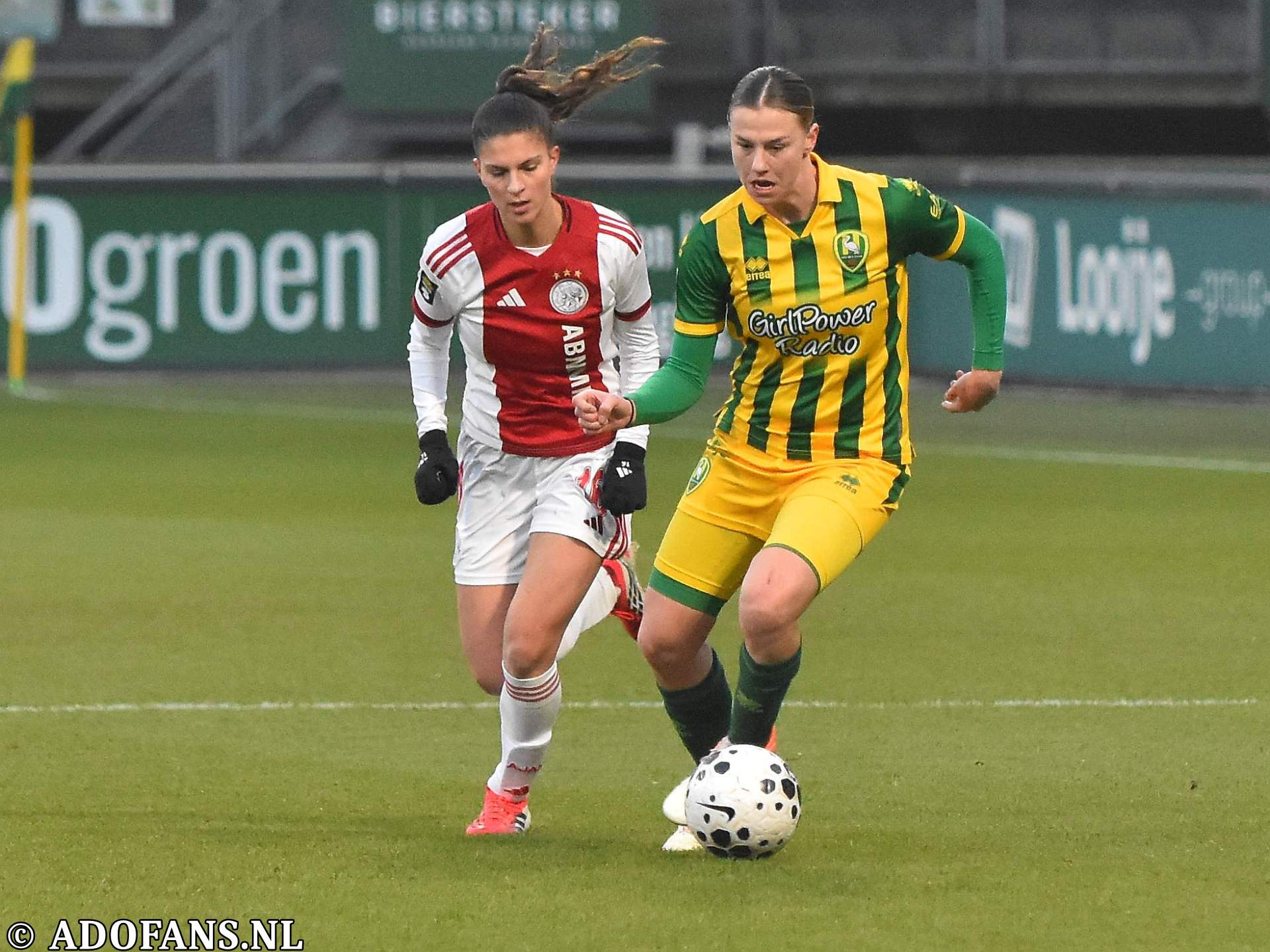 vrouwenvoetbal ADO Den Haag - Ajax 
