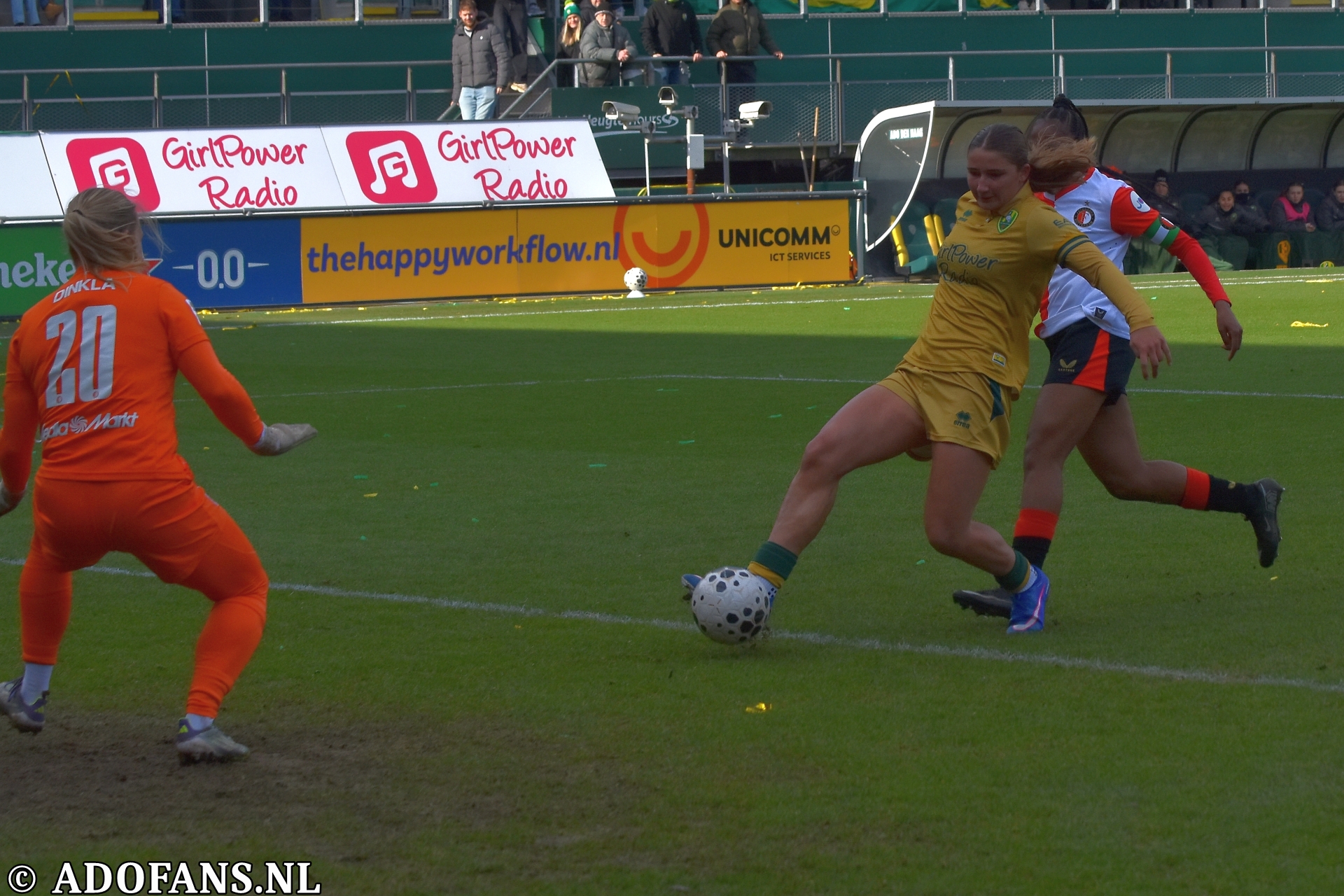 Eurojackpot vrouweneredivisie ADO Den Haag Feyenoord