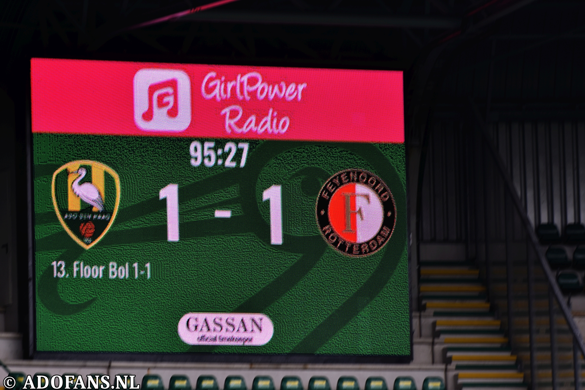 Eurojackpot vrouweneredivisie ADO Den Haag Feyenoord