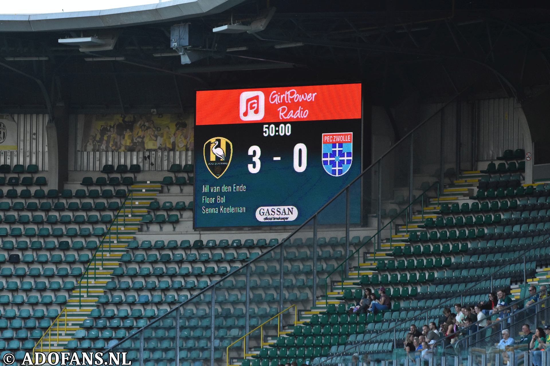 ADO Den Haag Vrouwen PEC Zwolle vrouwen