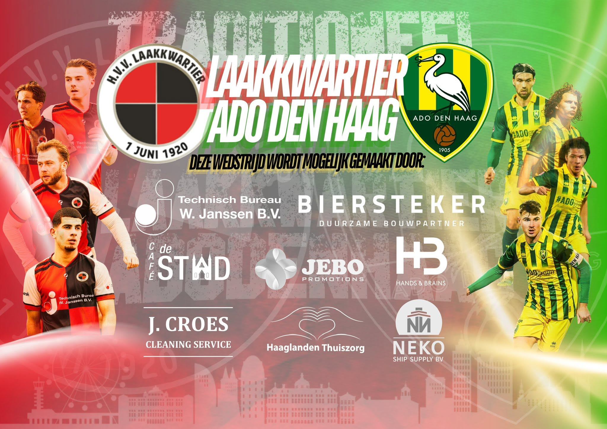 oefenwedstrijd HVV Laakkwartie ADO Den Haag