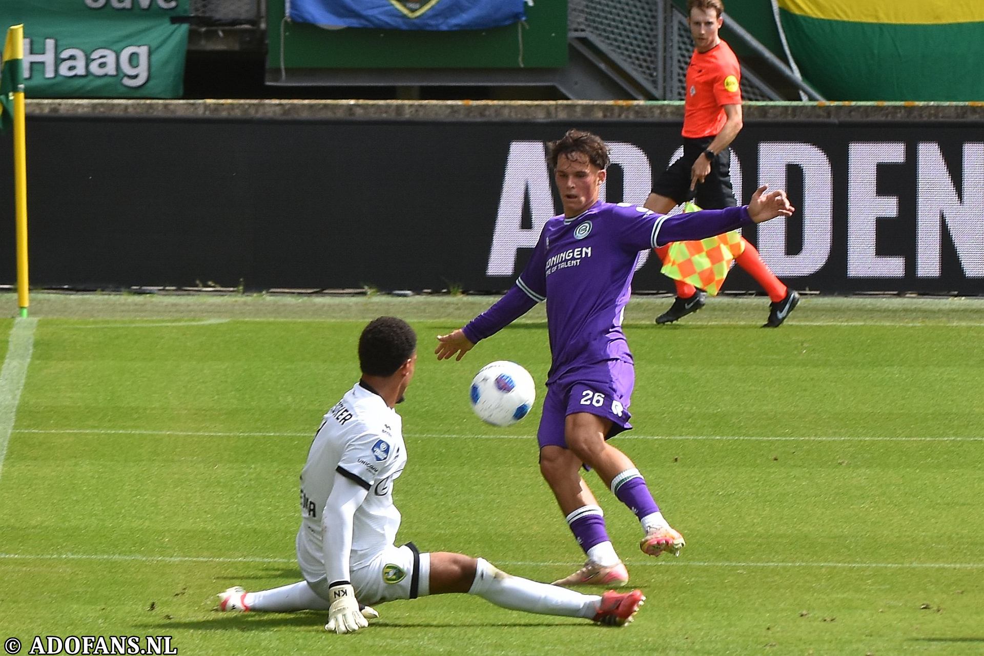 ADO Den Haag FC Groningen Eredivisiewedstrijd