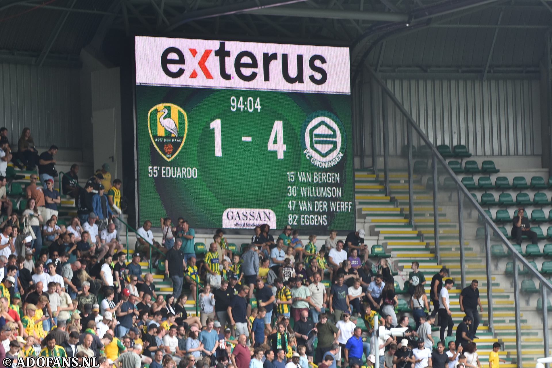 ADO Den Haag FC Groningen Eredivisiewedstrijd