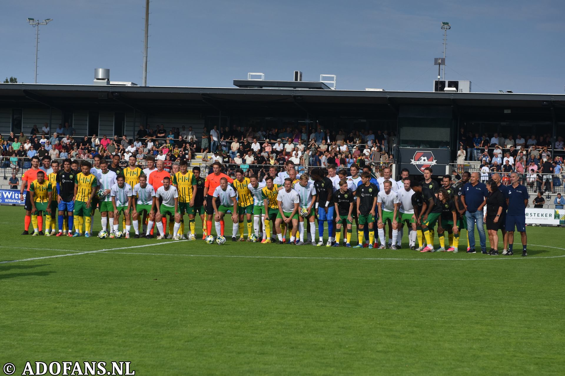 oefenwedstrijd Westlands elftal ADO Den Haag
