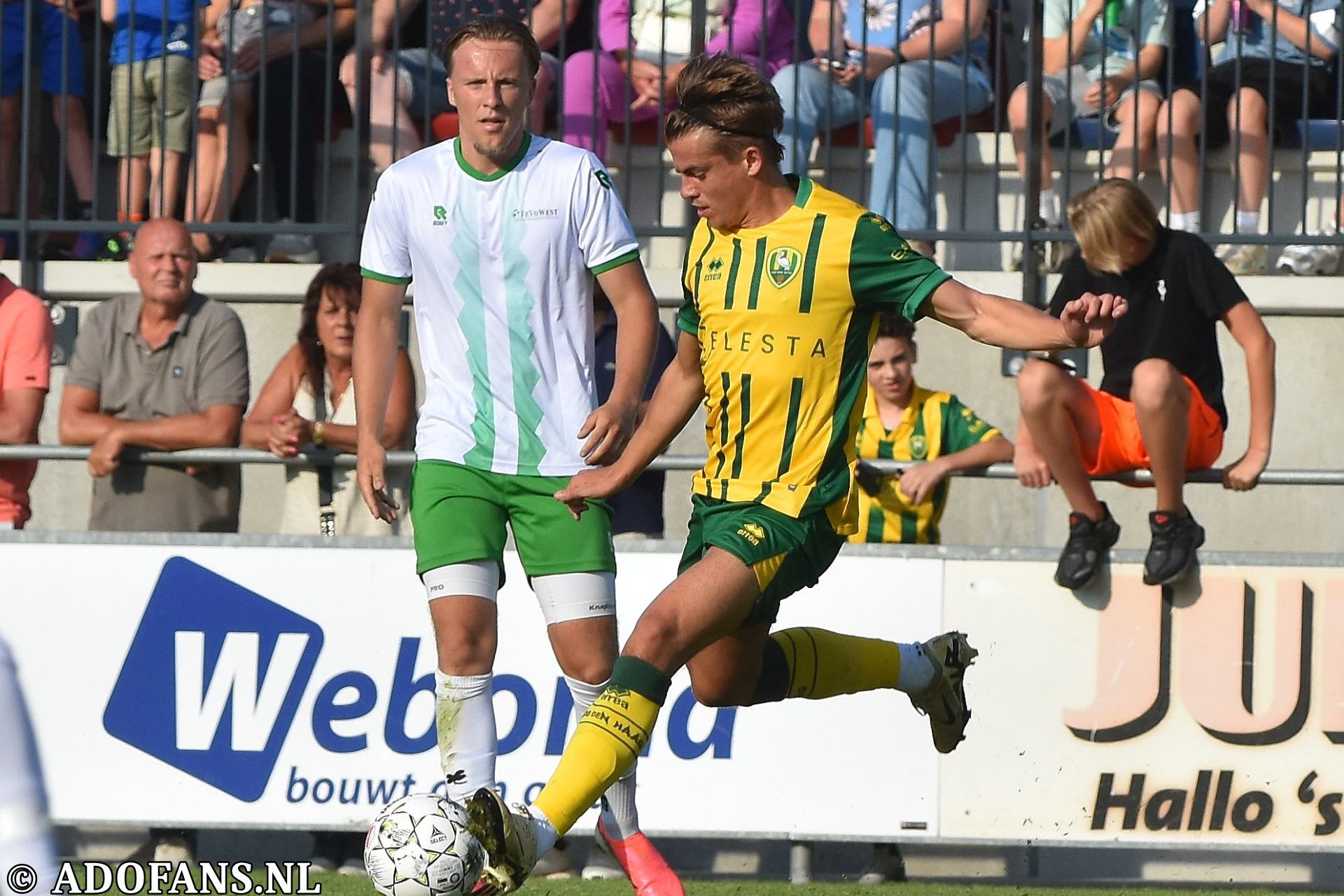 oefenwedstrijd Westlands elftal ADO Den Haag