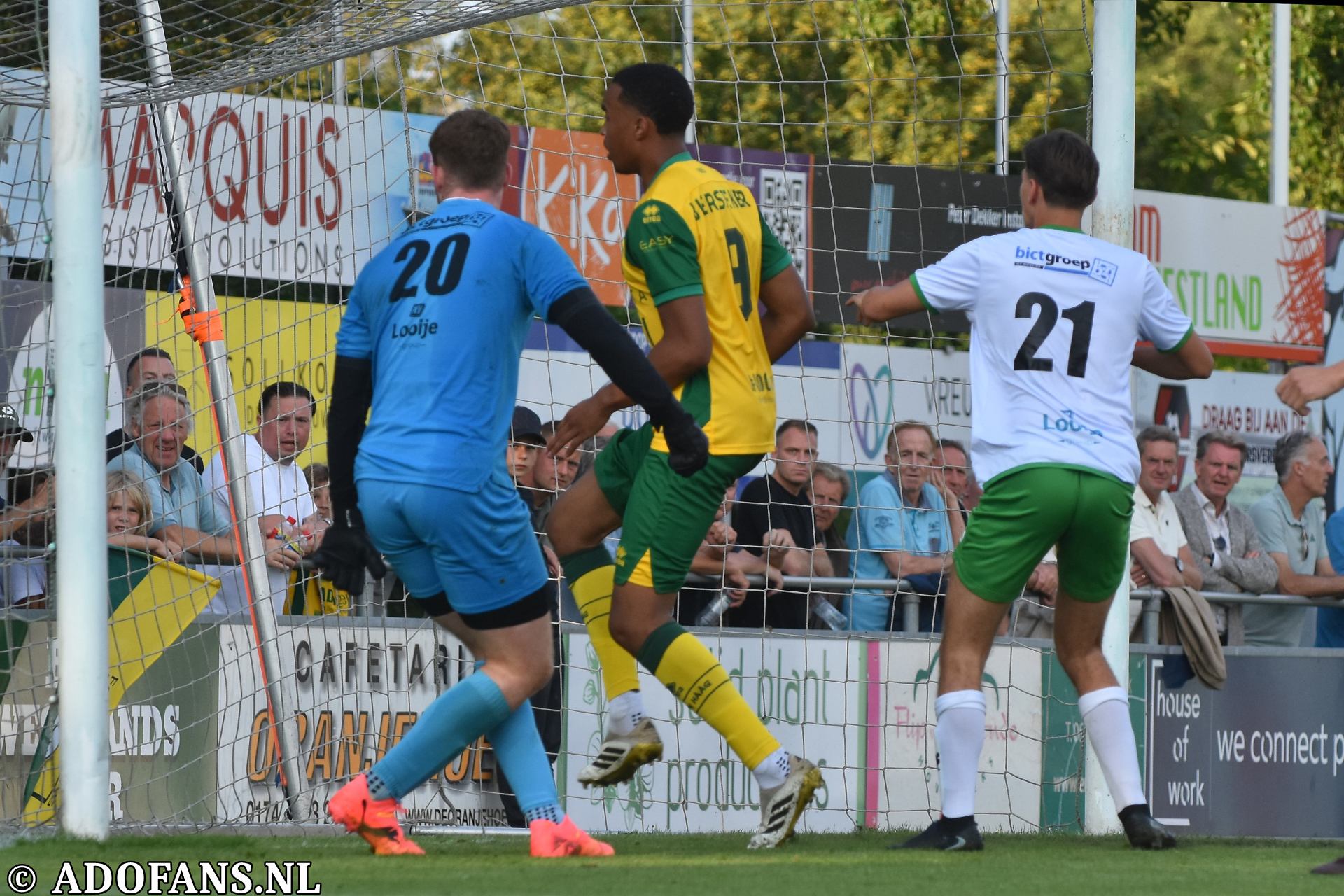 oefenwedstrijd Westlands elftal ADO Den Haag