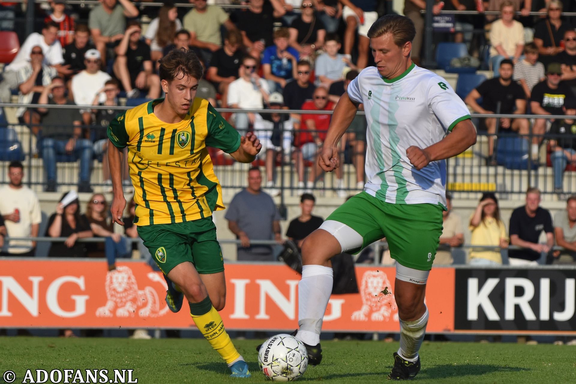 oefenwedstrijd Westlands elftal ADO Den Haag