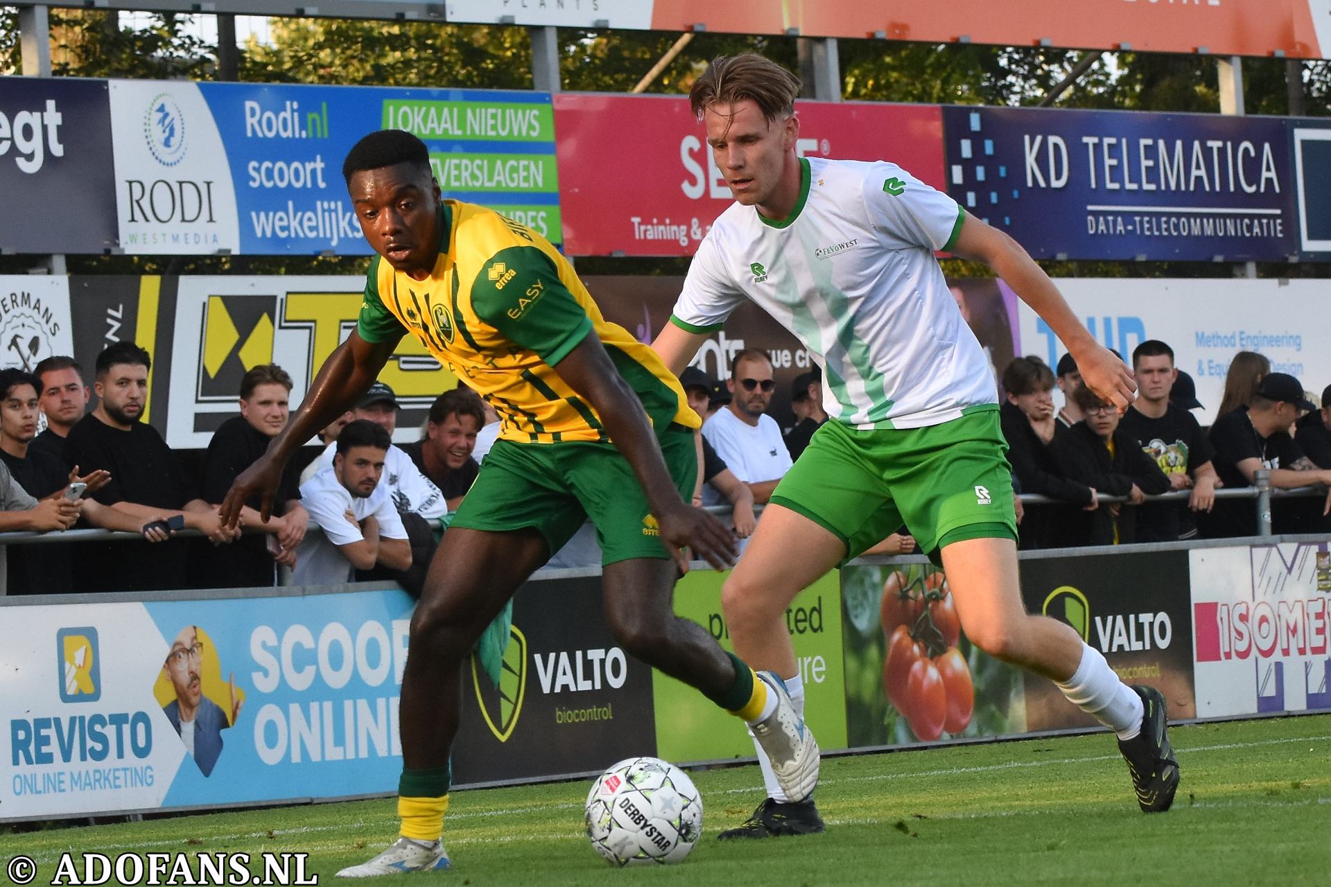 oefenwedstrijd Westlands elftal ADO Den Haag