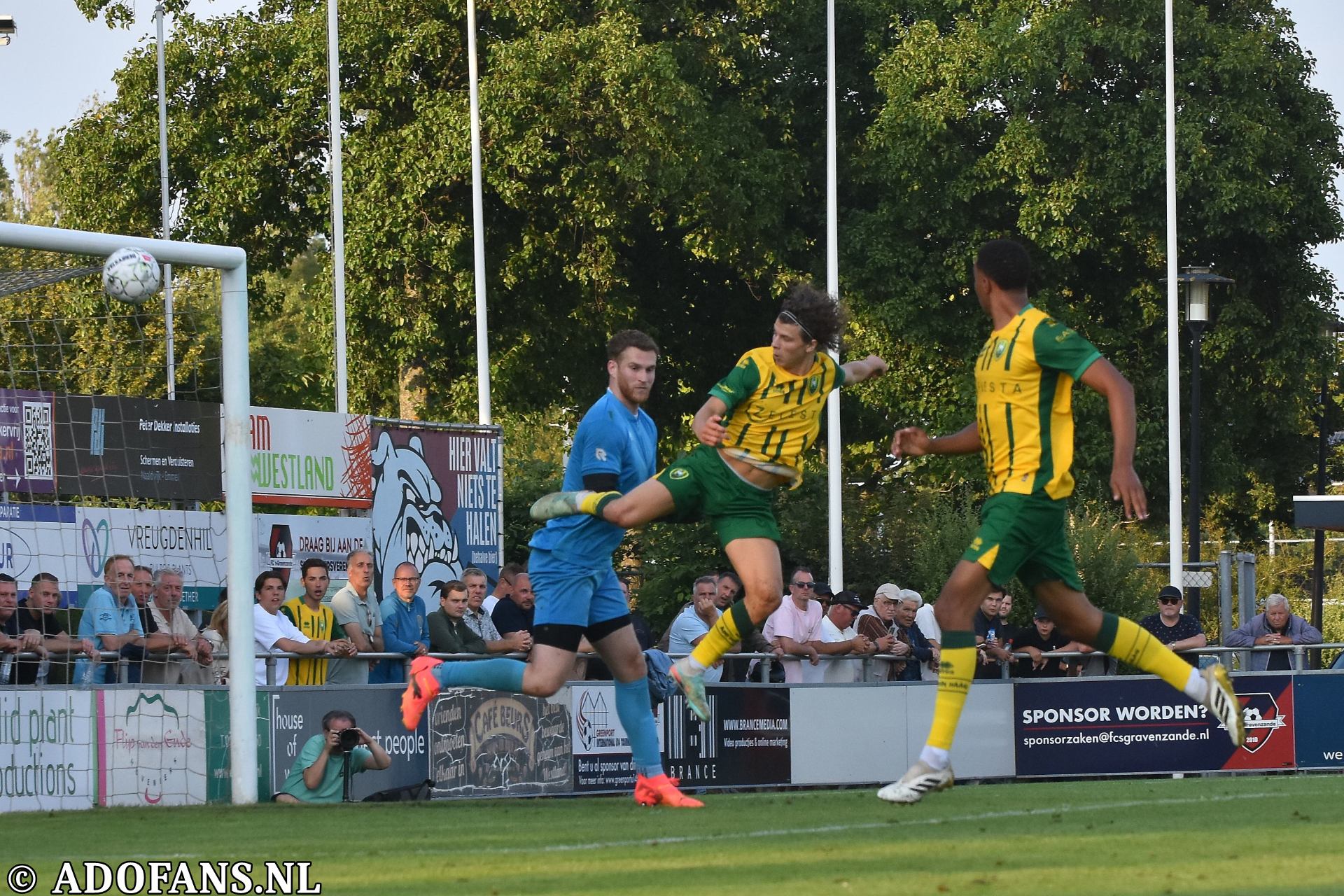 oefenwedstrijd Westlands elftal ADO Den Haag
