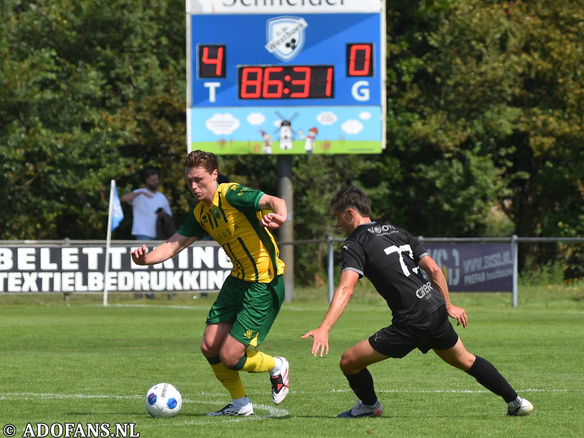 ADO Den Haag Lomel SK oefenwedstrijd