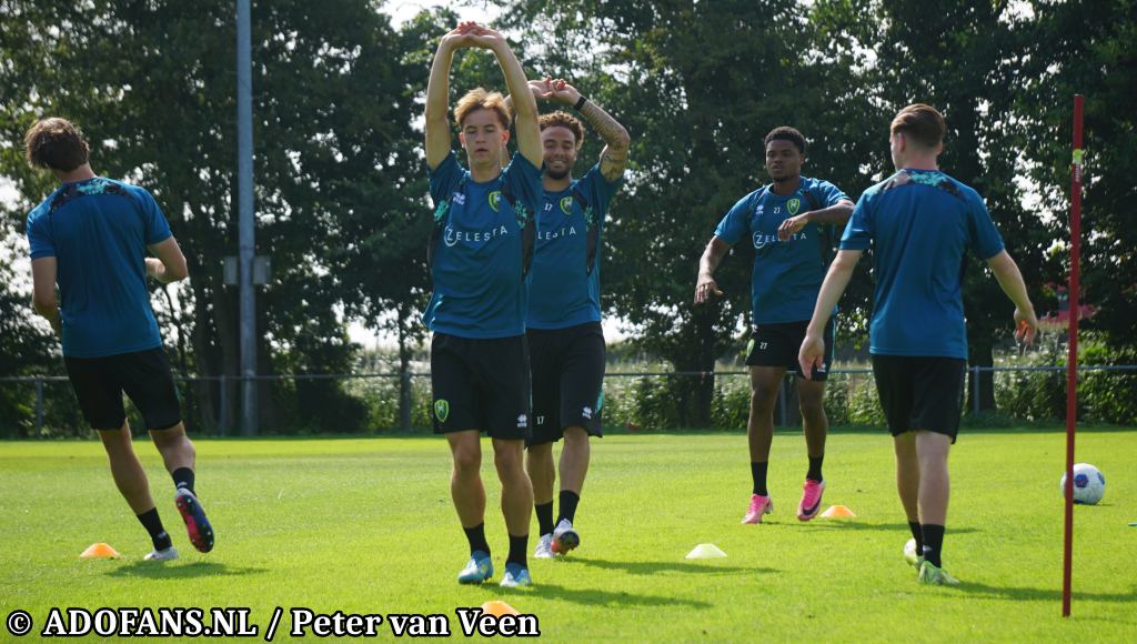 Laatste training ADO Den Haag in Bergh-Haamstede