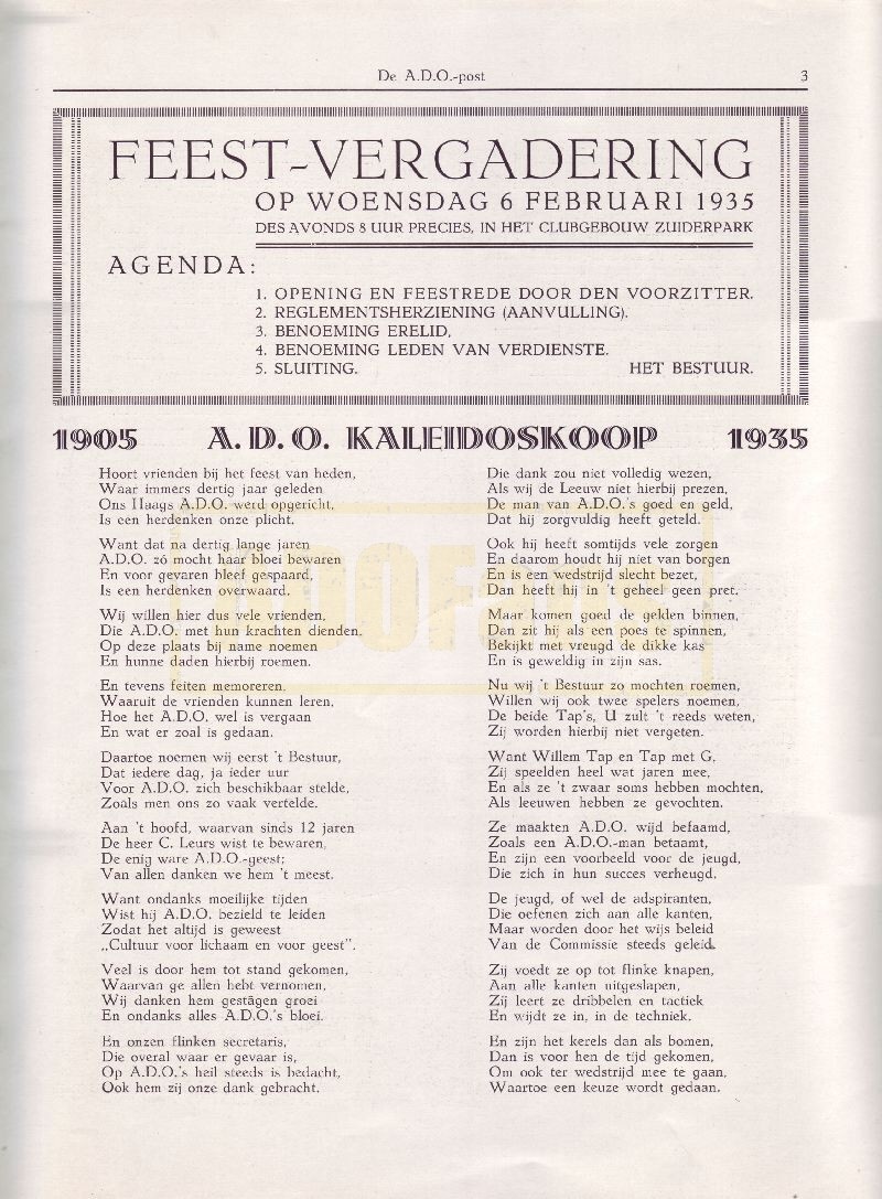 ADOPost nummer 6 1935