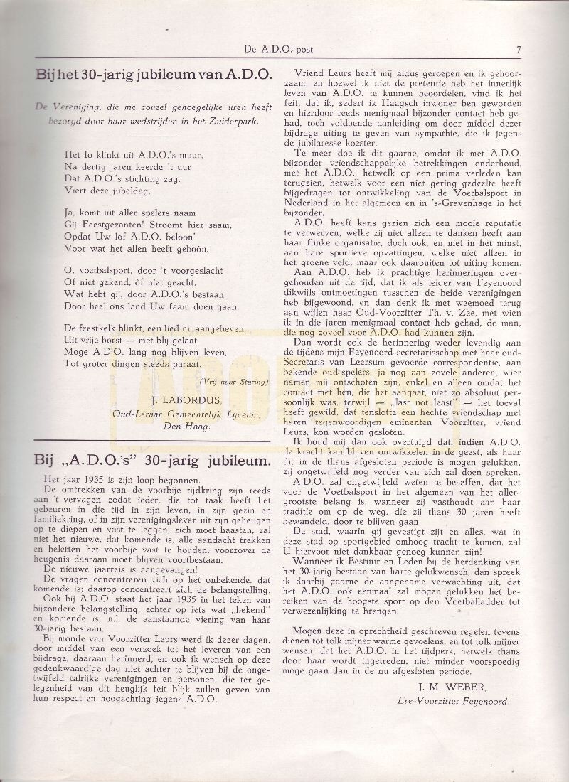 ADOPost nummer 6 1935