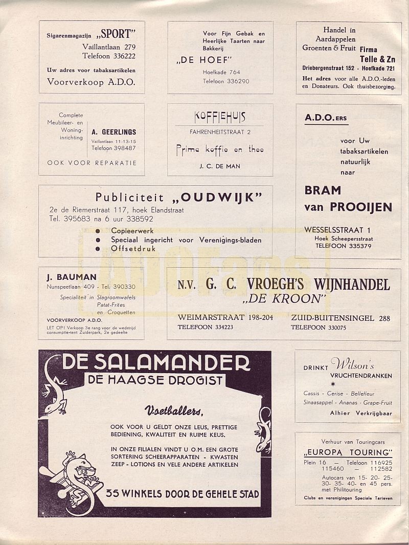 de A.D.O. Post nummer 2 uit 1950