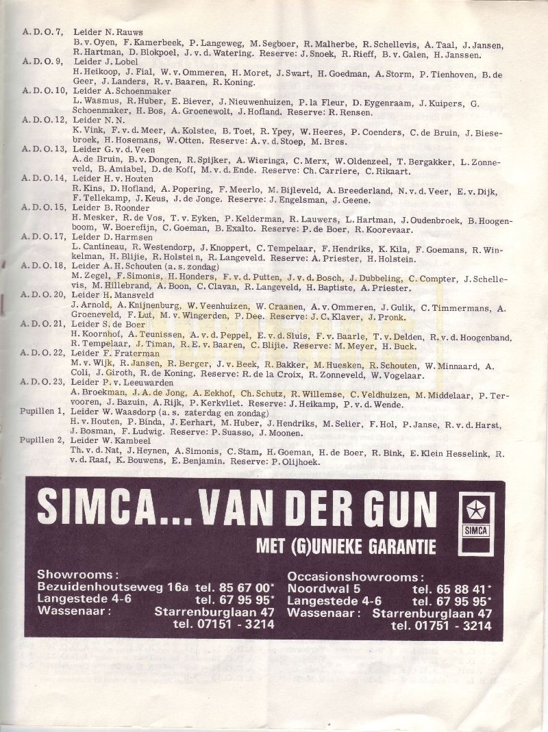 ADOpost no 33 uit 1971