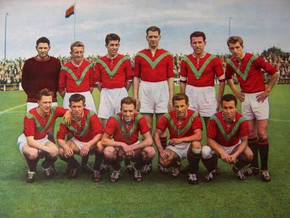 elftalfoto 1958-1959 uitde ESSO serie