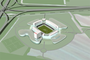 Eerste schetsen Nieuwe stadion ADO Den Haag