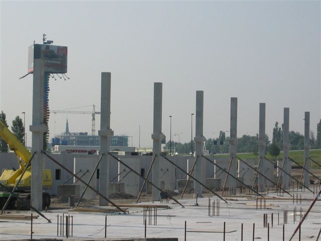 Start bouw hoofdtribune nieuweADO Den Haag Stadion