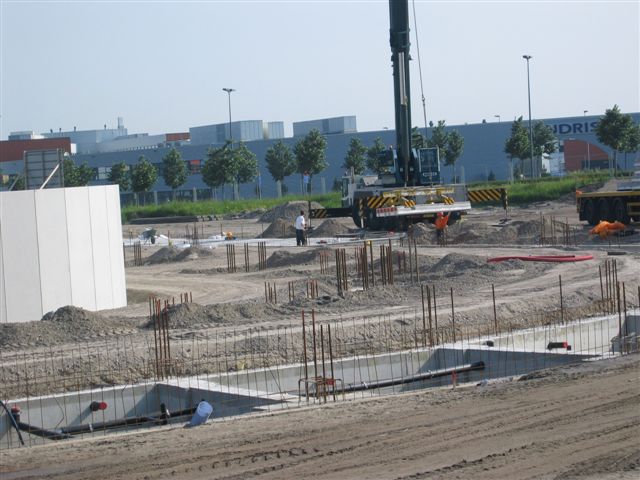 Start bouw hoofdtribune nieuweADO Den Haag Stadion