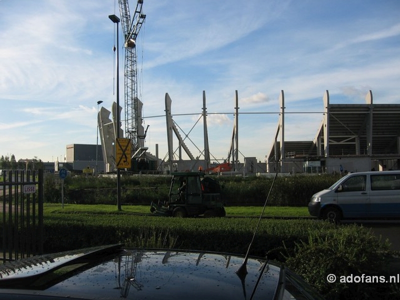  nieuwbouw ADO Den Haag Stadion op 4 oktober 2006